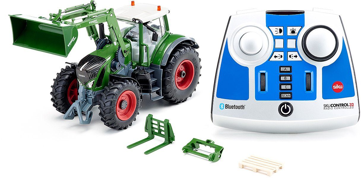 Siku RC-Traktor SIKU Control, Fendt 933 Vario m. Frontlader (6796), 1:32 inkl. Bluetooth App-Steuerung mit Licht