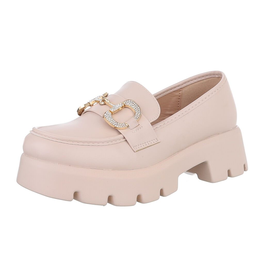 Ital-Design Elegante Damen Loafer mit Schnalle – Komfort für jeden Anlass S günstig online kaufen