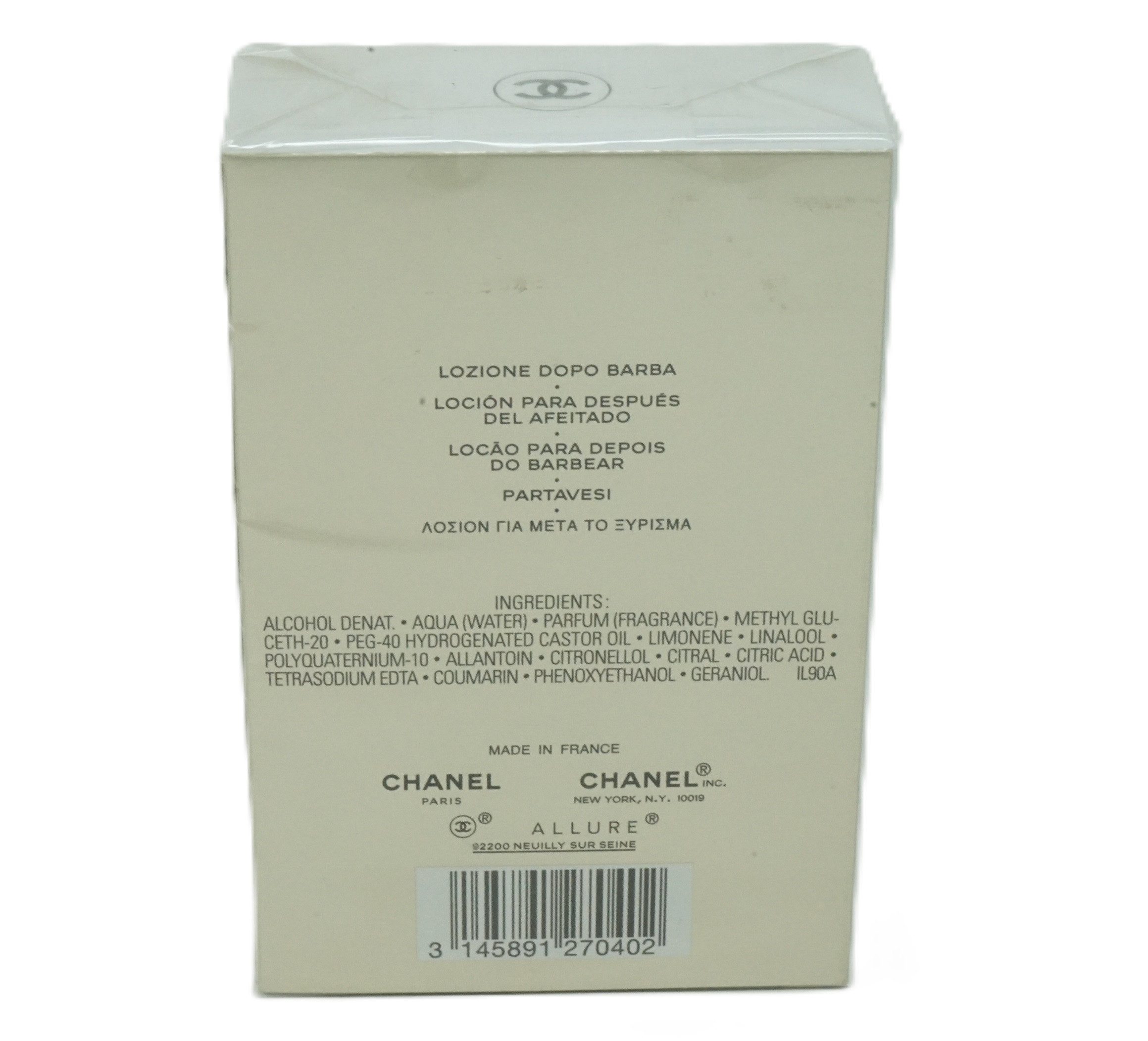 CHANEL After-Shave Chanel Allure Homme Edition Blanche After Shave Lotion 50 ml