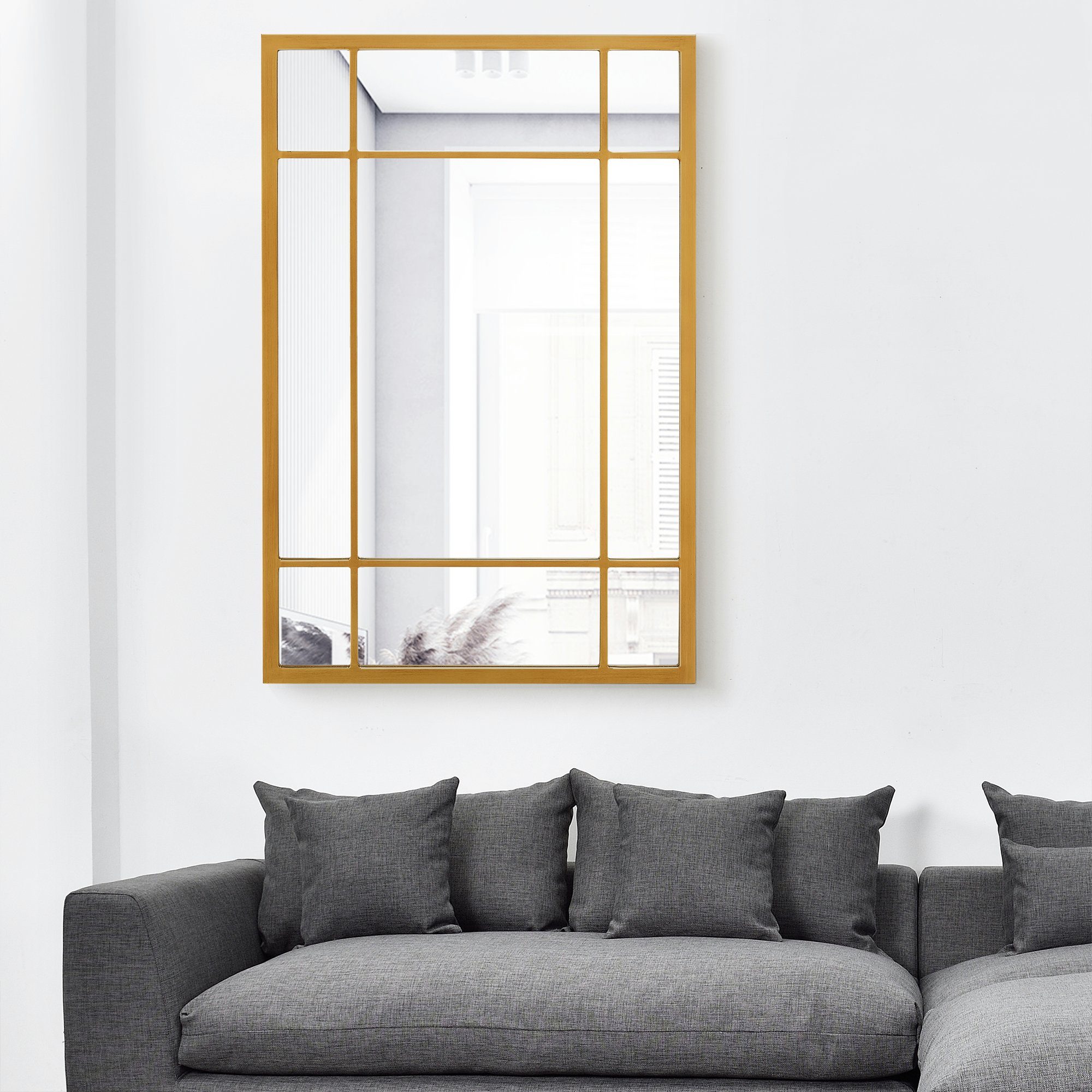 Gold »Colobraro« en.casa Wandspiegel,