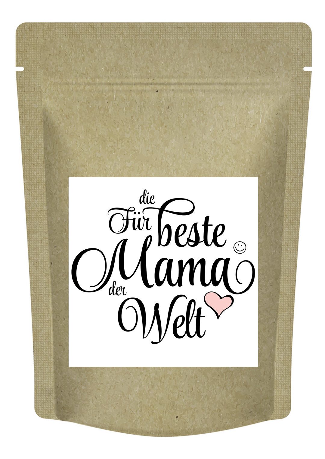 Quertee Tee „Für die beste Mama der Welt“ Tee mit Mango-Maracuja-Geschmack