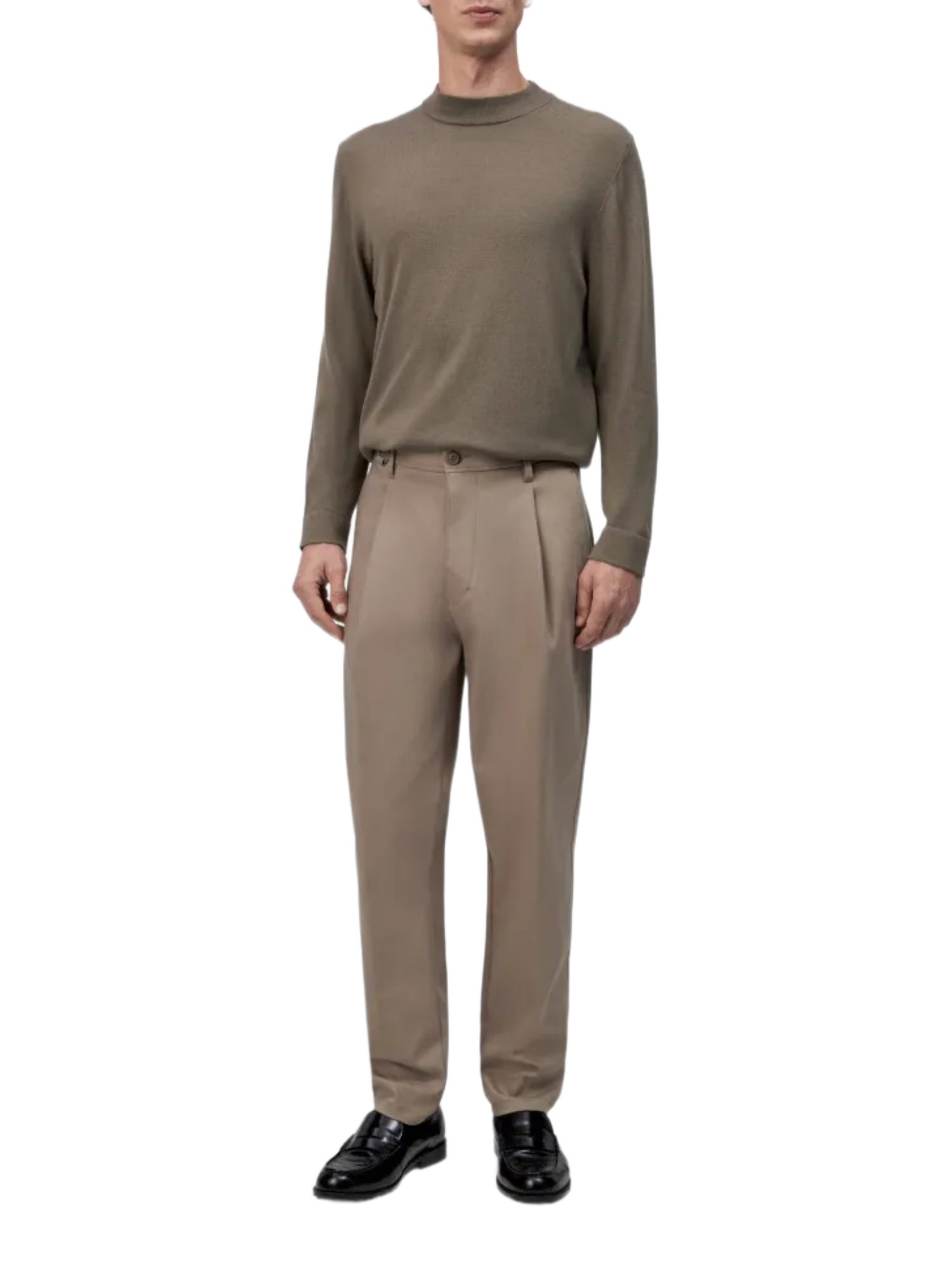 Drykorn Stoffhose natur, Casual, Baumwolle, Unifarben, Regular Fit, Mittel