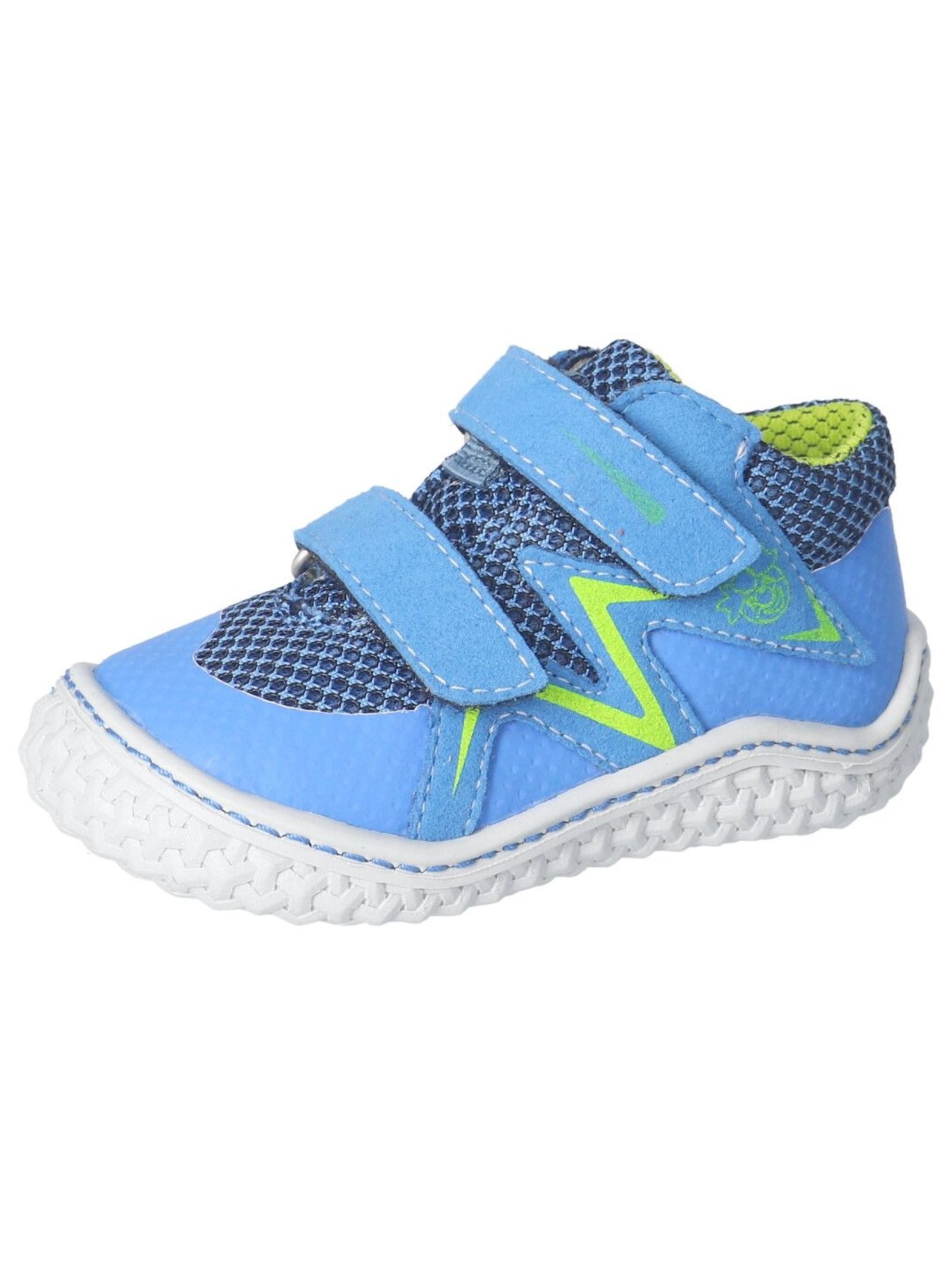 Halbschuhe Lederimitat/Textil . Klettschuh