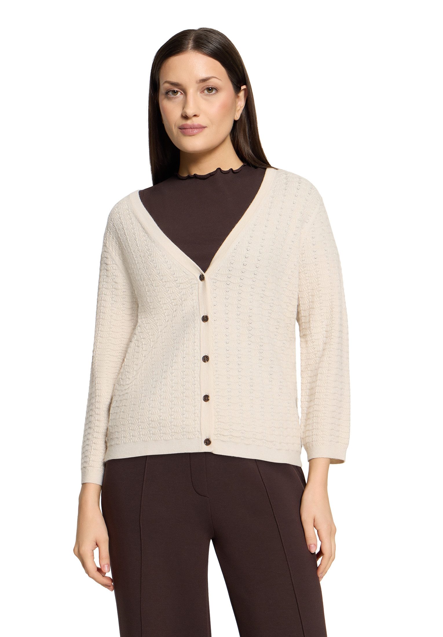 Strickjacke Damen mit V-Ausschnitt