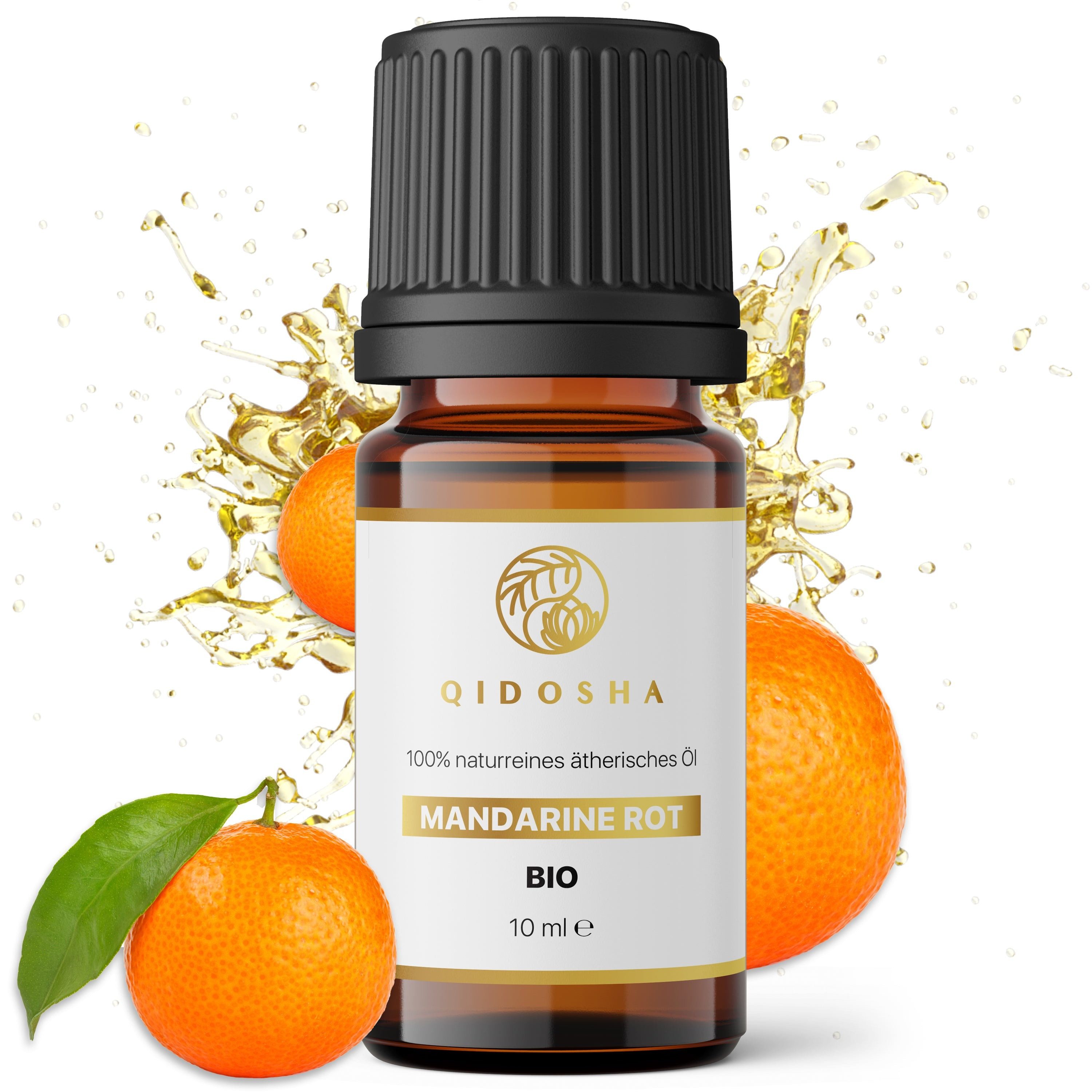 QIDOSHA Duftöl BIO Mandarinenöl Rot, 100 % naturrein