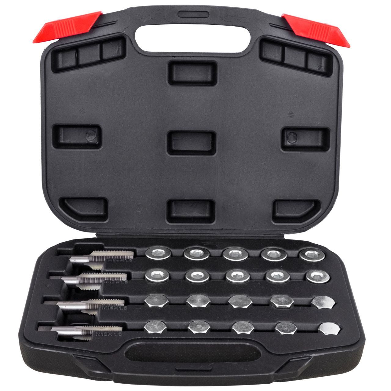 KrafTWelle Werkzeuge Reparatur-Set Ölwannen Ablass-Schraube Reparatur-Satz Ölwanne-Gewinde, Robuste Qualität für den täglichen Werkstatteinsatz