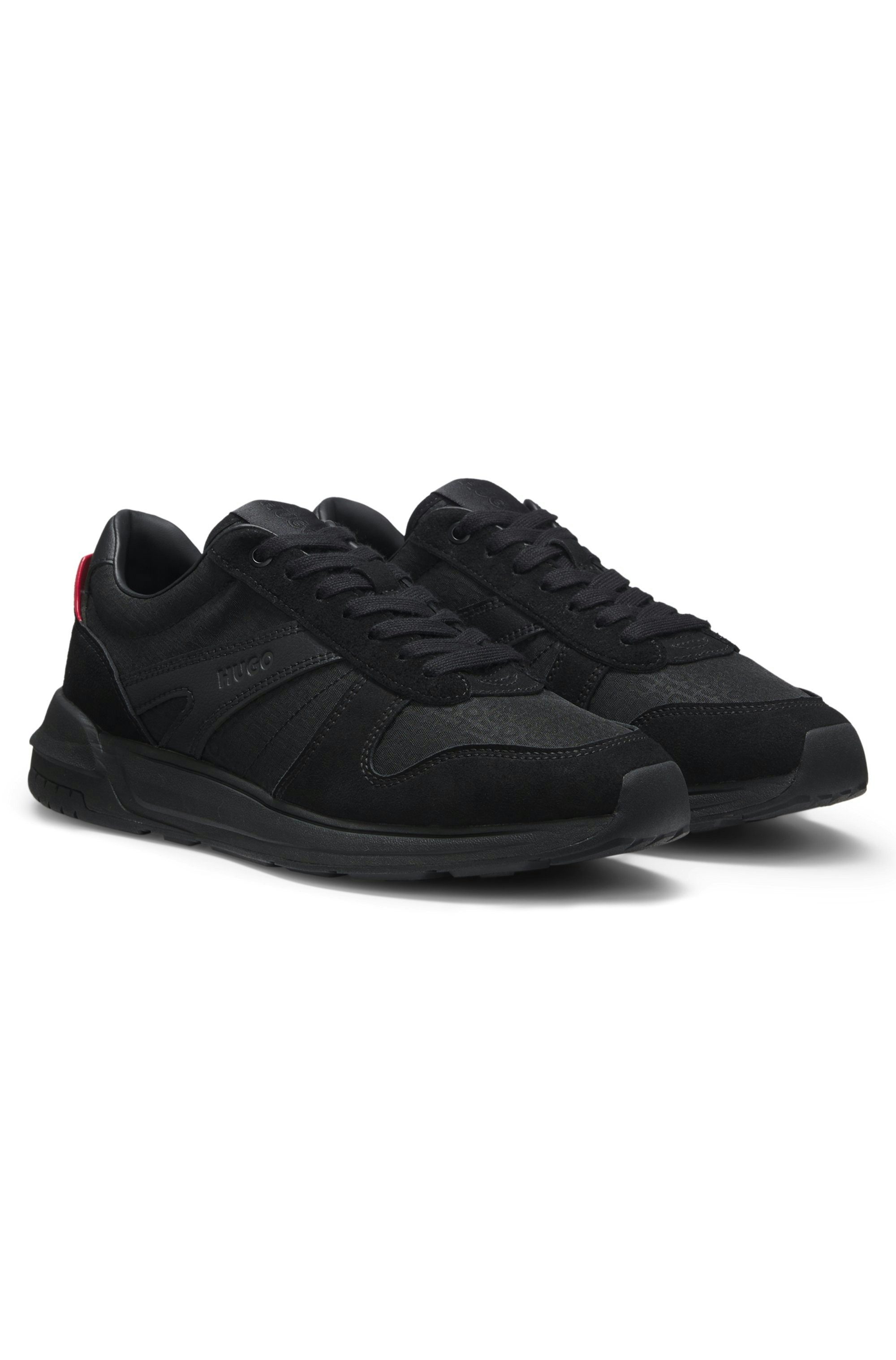 HUGO GO3 Sneaker Schnürschuh, Halbschuh mit dezenten Logoschriftzügen
