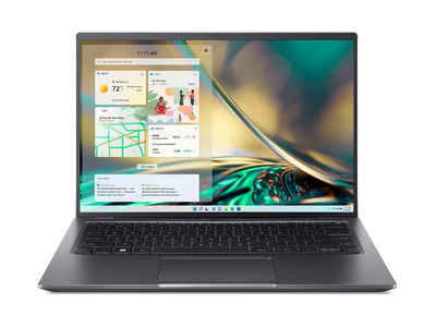 Acer Swift X Ultraschlank, SFX14-51G, Grau Notebook (Intel Core i5 12. Gen i5-1240P, NVIDIA GeForce RTX 3050, 512 GB SSD)