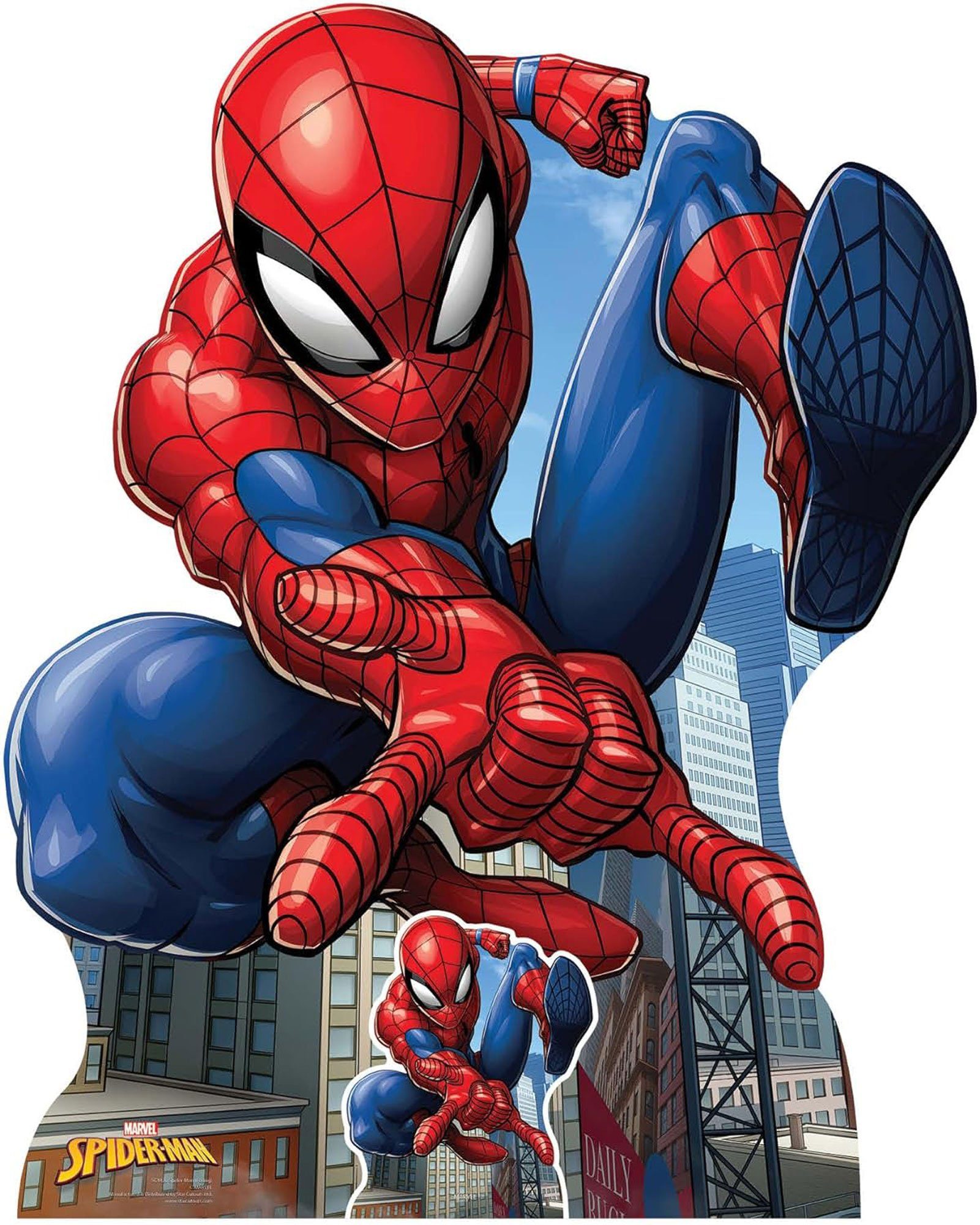 Dekofigur Spider-Man - Pappaufsteller - Pose günstig online kaufen