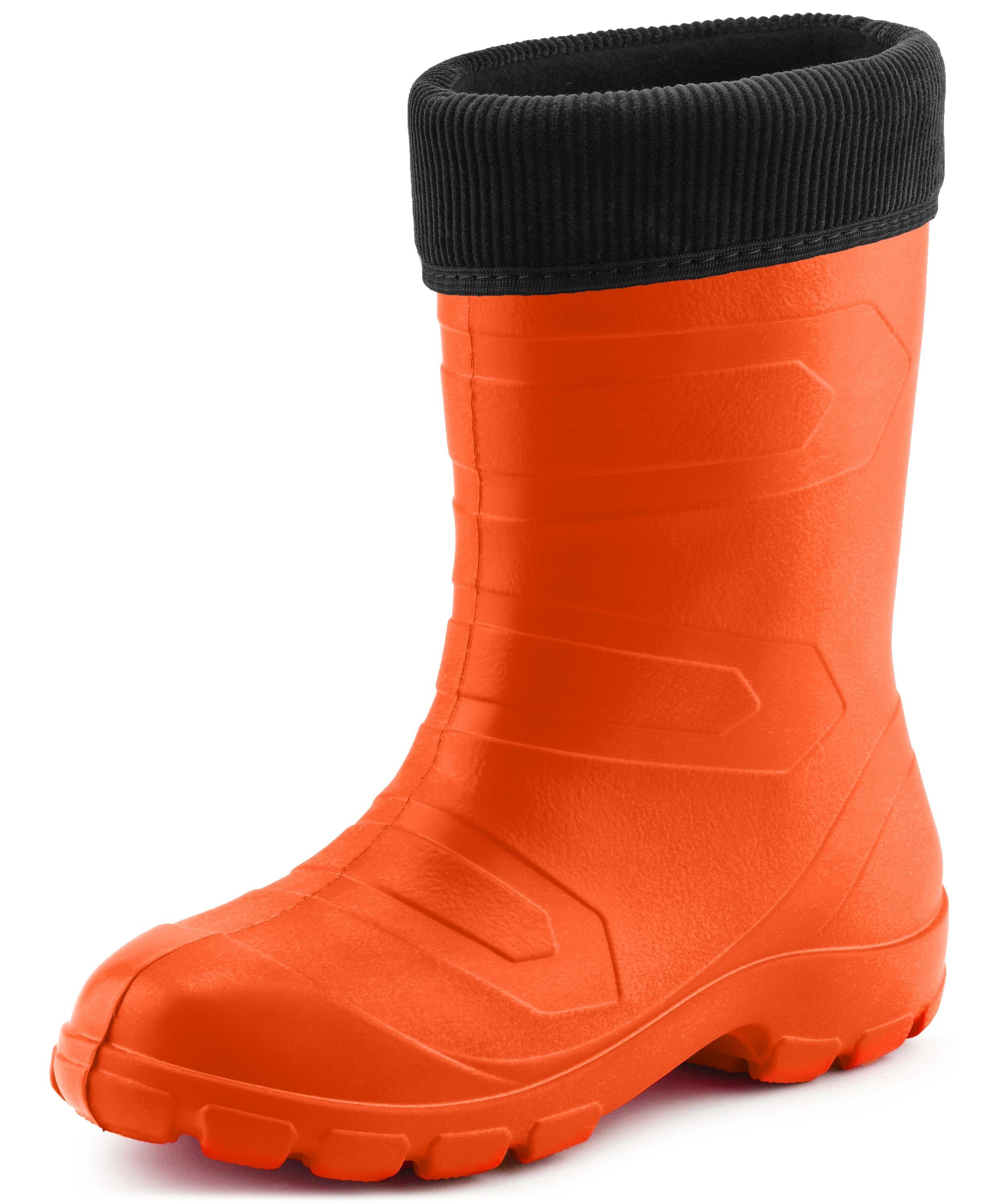 Ladeheid Damen Thermo EVA Gummistiefel federleicht LALMG879 Gummistiefel Orange151c/Schwarz