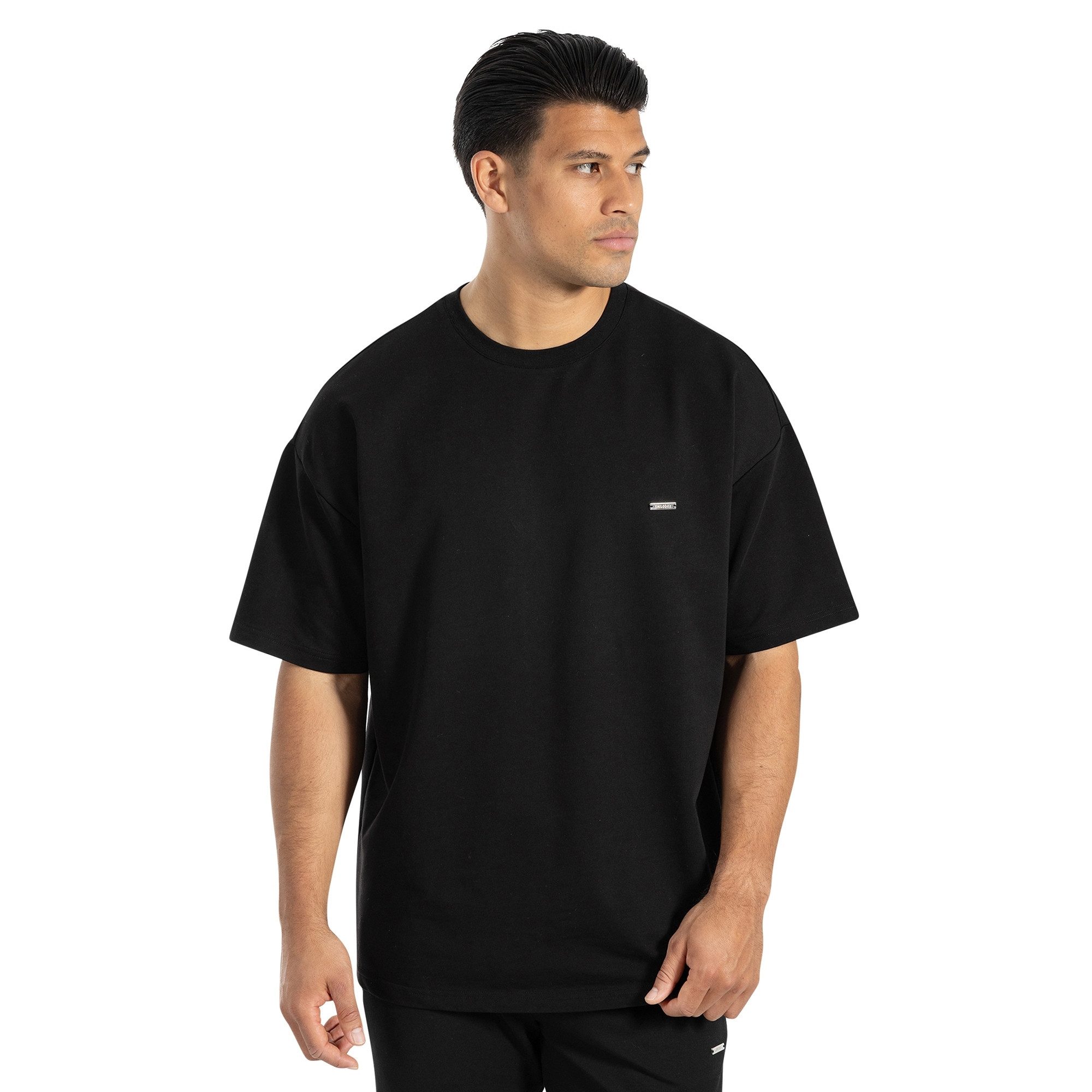 Smilodox T-Shirt Thiago, locker geschnittenes Kurzarm Shirt, Oversize Obert günstig online kaufen