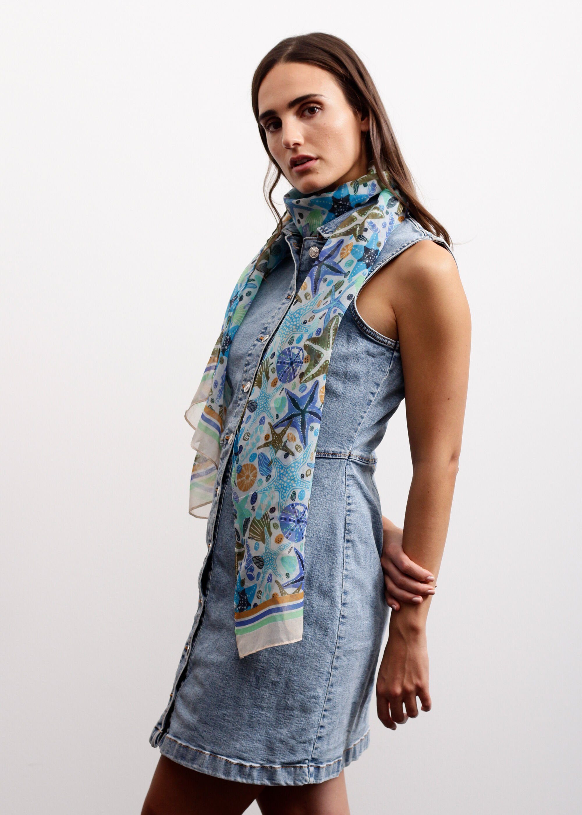 Damen Schals Codello Modeschal Schal aus recyceltem Polyester
