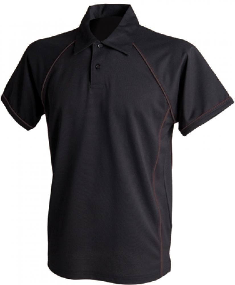 Finden+Hales Poloshirt Herren Piped Performance Polo / Coolplus®-Polyester. € 30,55, (€ 30,55 pro 1 Stk).