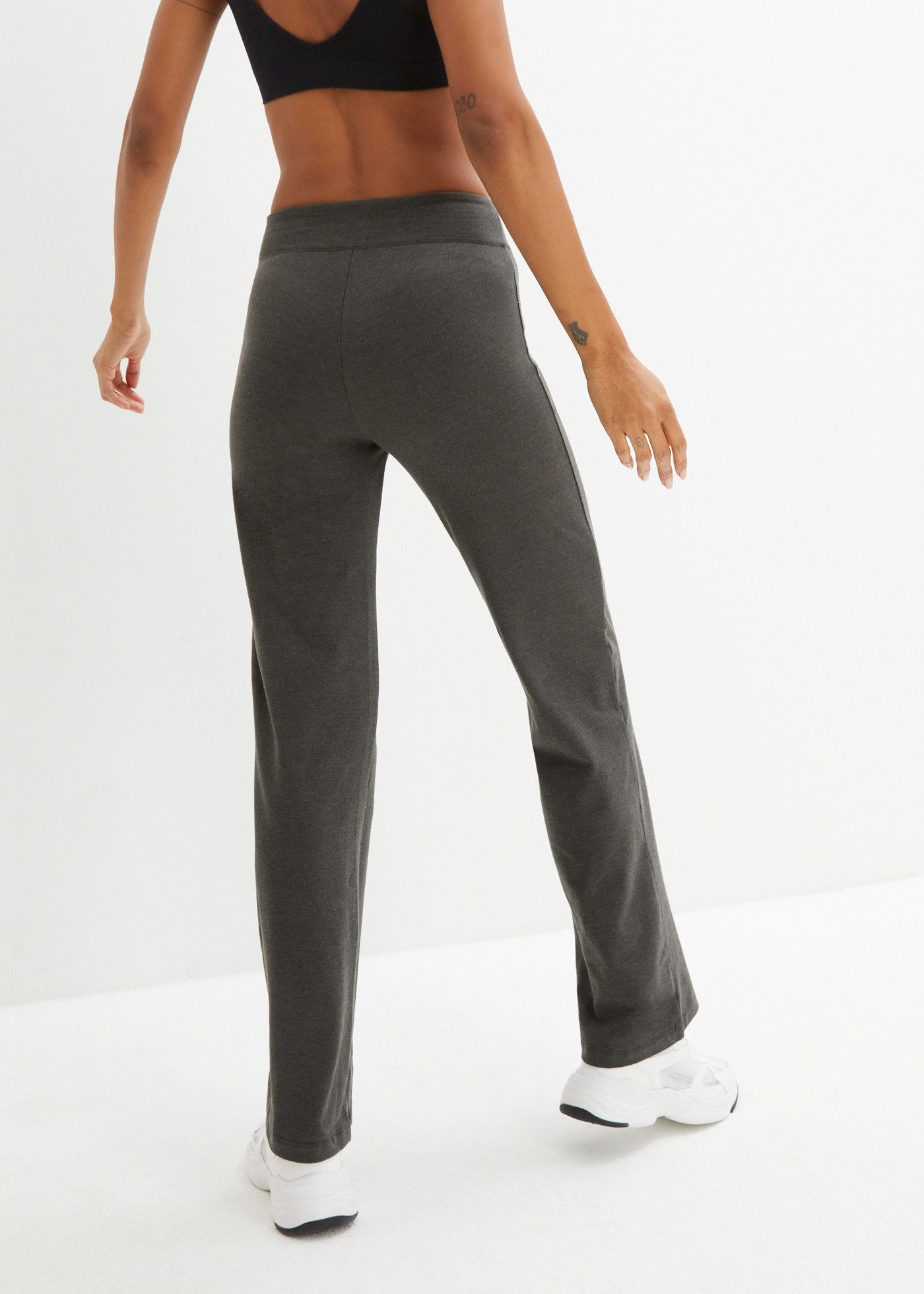 bonprix Sporthose (Packung, 2-tlg) aus Stretch-Material, Regular Fit, Bootcut-Design, sportlicher Stil