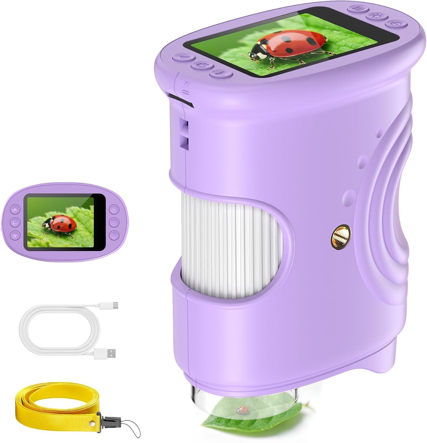 AKKEE 1000X Digitales Mikroskop, Handmikroskop Kindermikroskop
