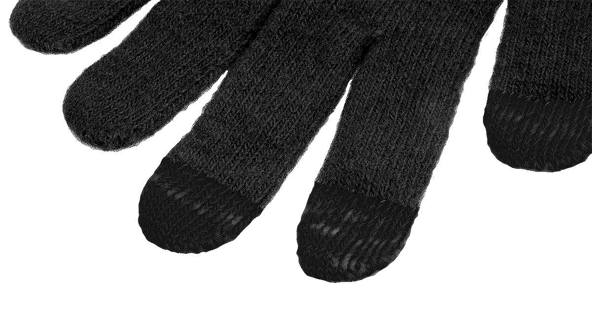 yayago Strickhandschuhe Handy Tablet Fingerhandschuhe für Apple iPhones und iPads geeignet Touchscreen geeignet, teilweise leitfähig, für alle Apple iPhones