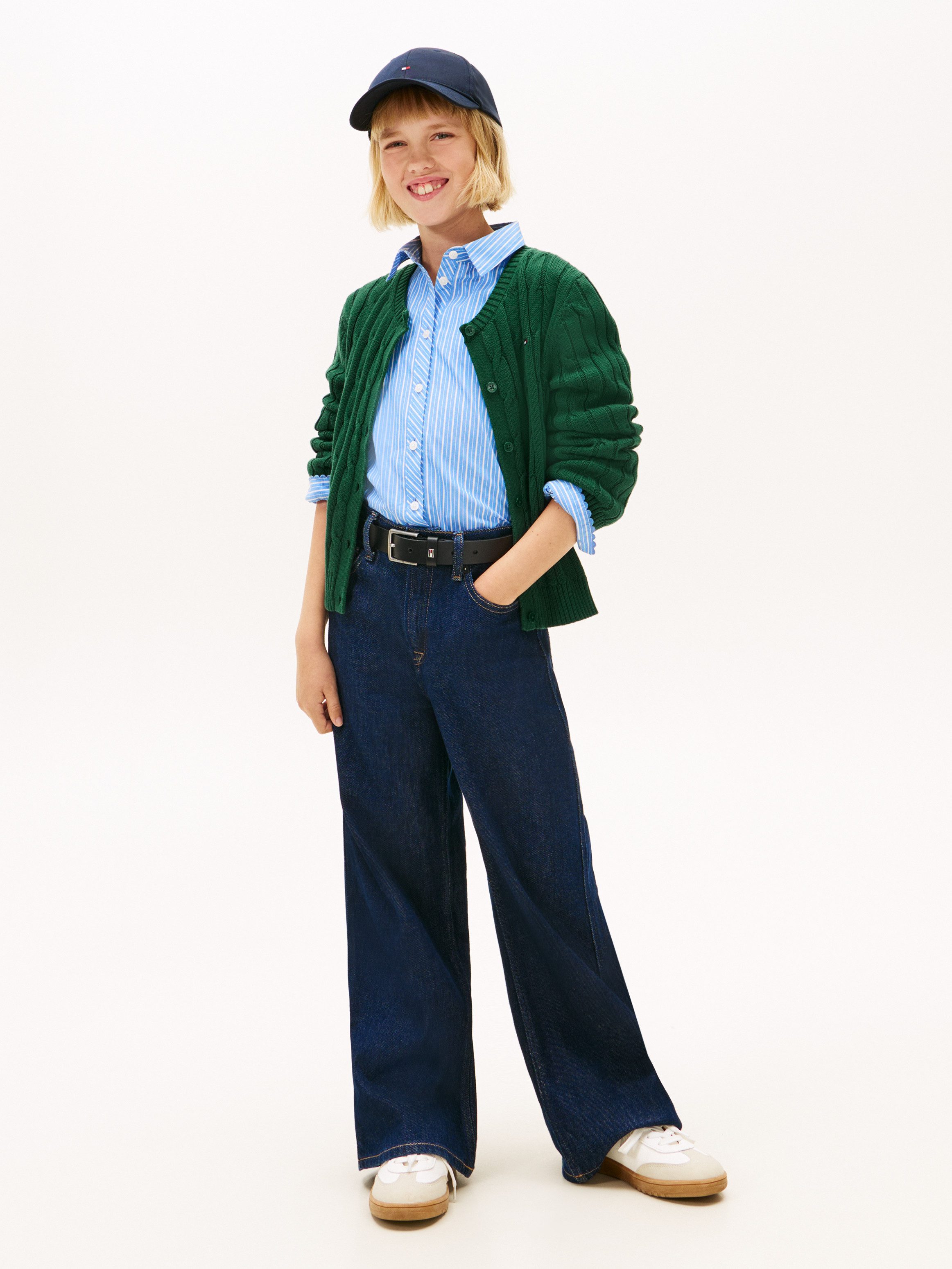 Tommy Hilfiger Schlagjeans MABEL RINSE JEANS Regular fit, für Kinder bis 16 Jahre