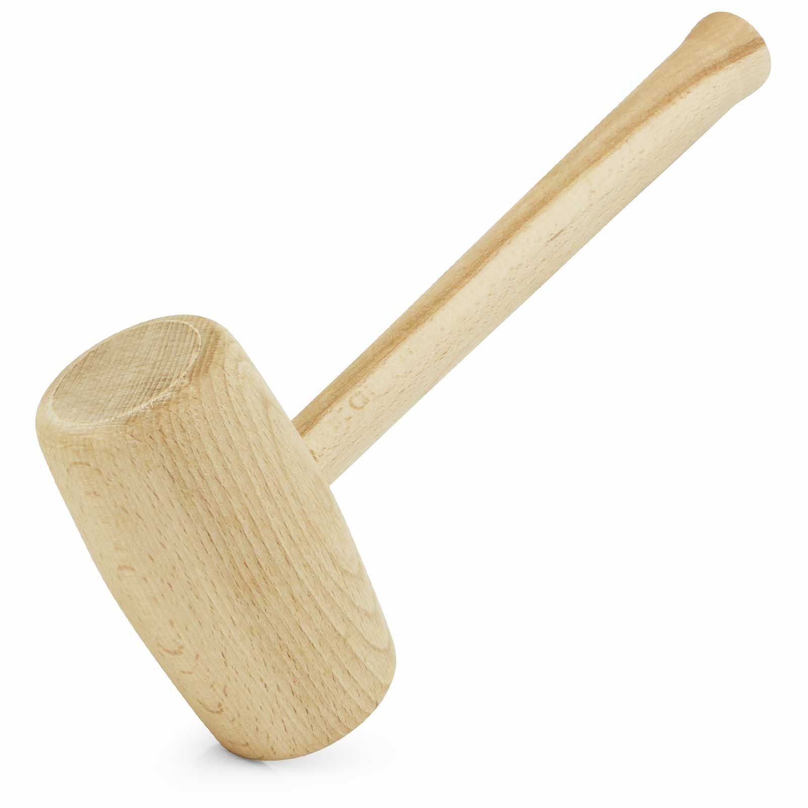 Holzhammer Holz Holzhammer Rund Klüpfel 33532 Typ Knüpfel Hammer 400g Holzhammer TOYA