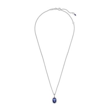 Pandora Kette ohne Anhänger Kette mit Anhänger von PANDORA aus Sterlingsilber, blauer Kristall