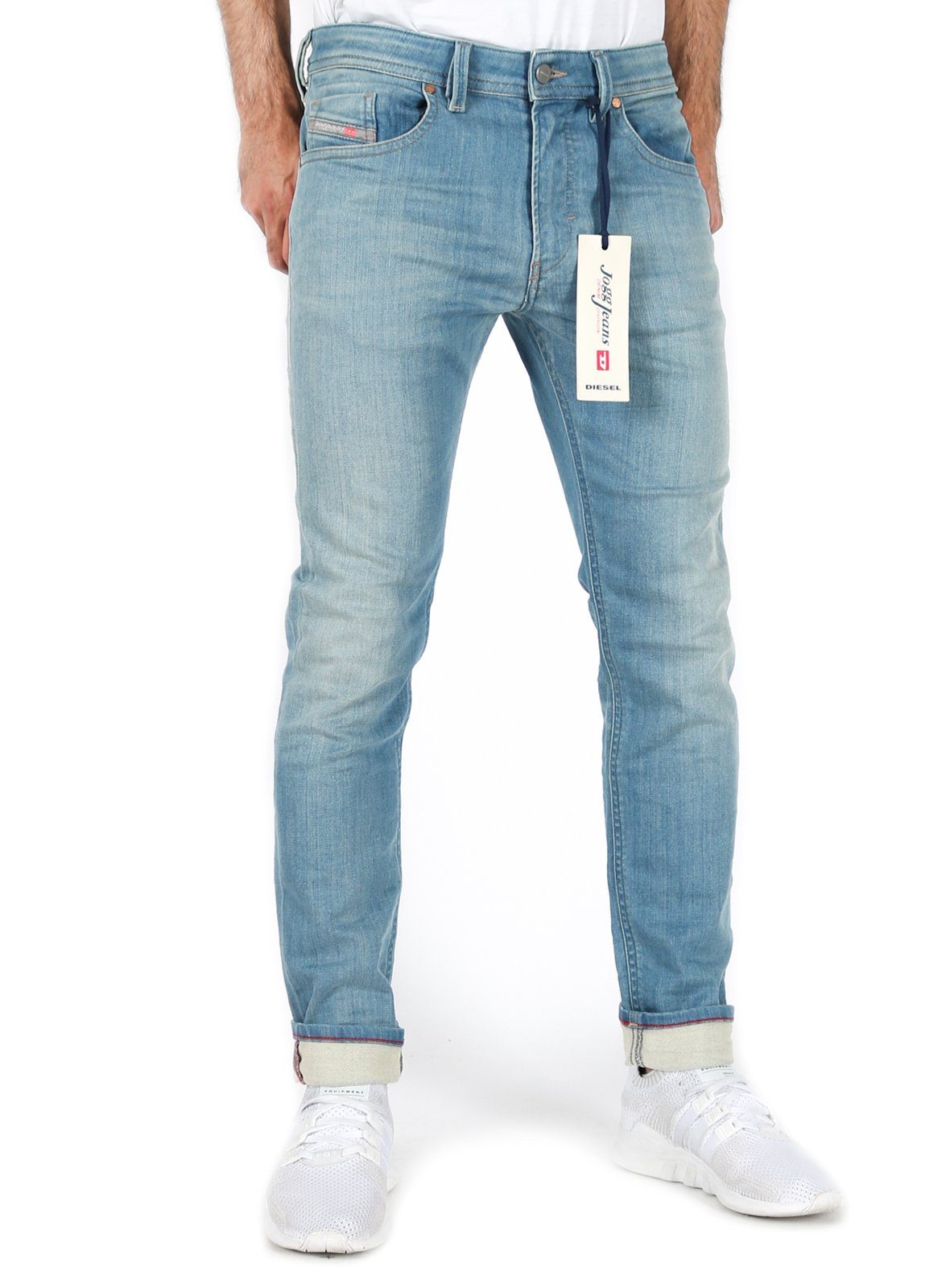 Diesel Slim-fit-Jeans Herren Jogg Jeans Super Stretch Hose, Thommer-T 084RJ