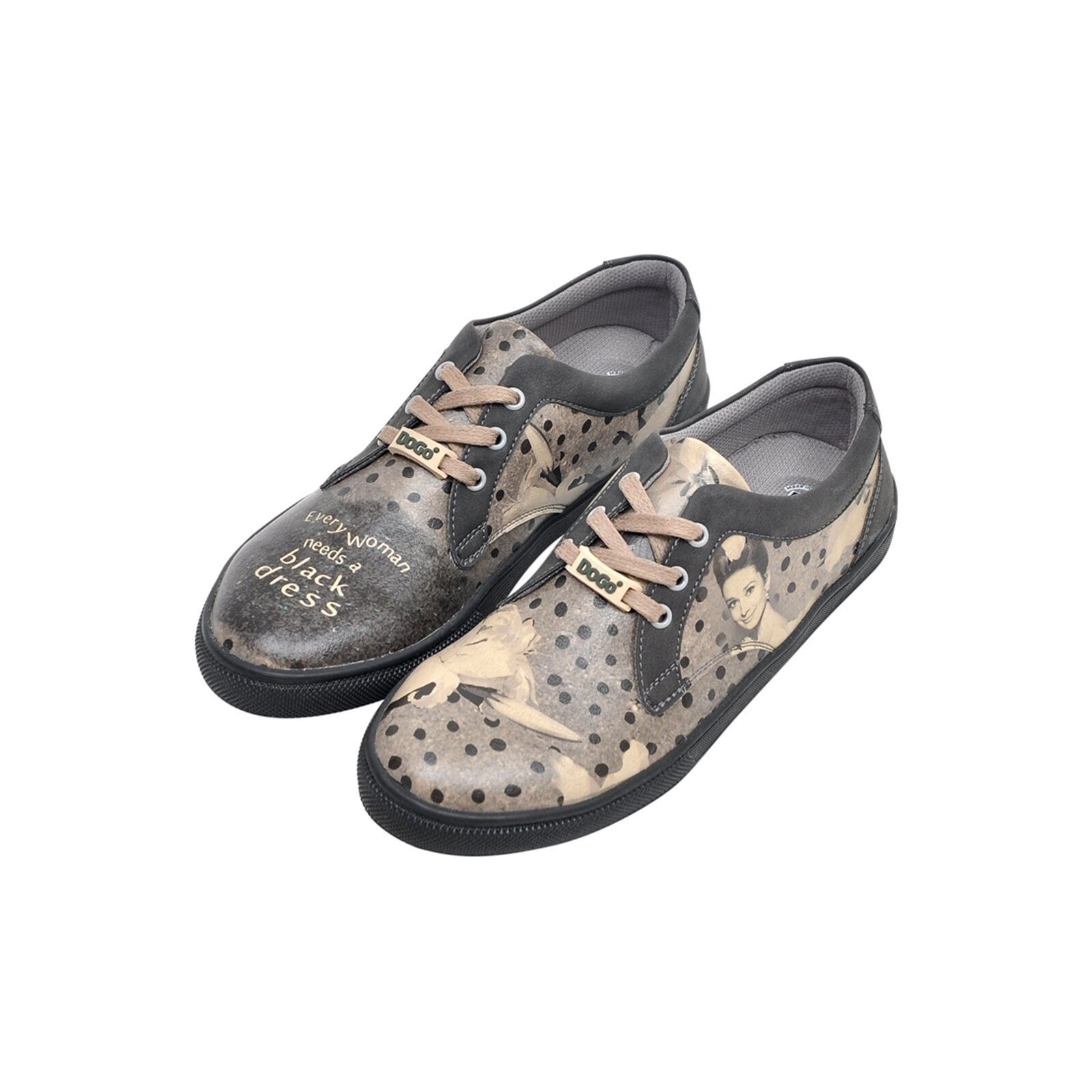 Damen Cord Black Dress Vegan Damen Sneaker / female Sneaker