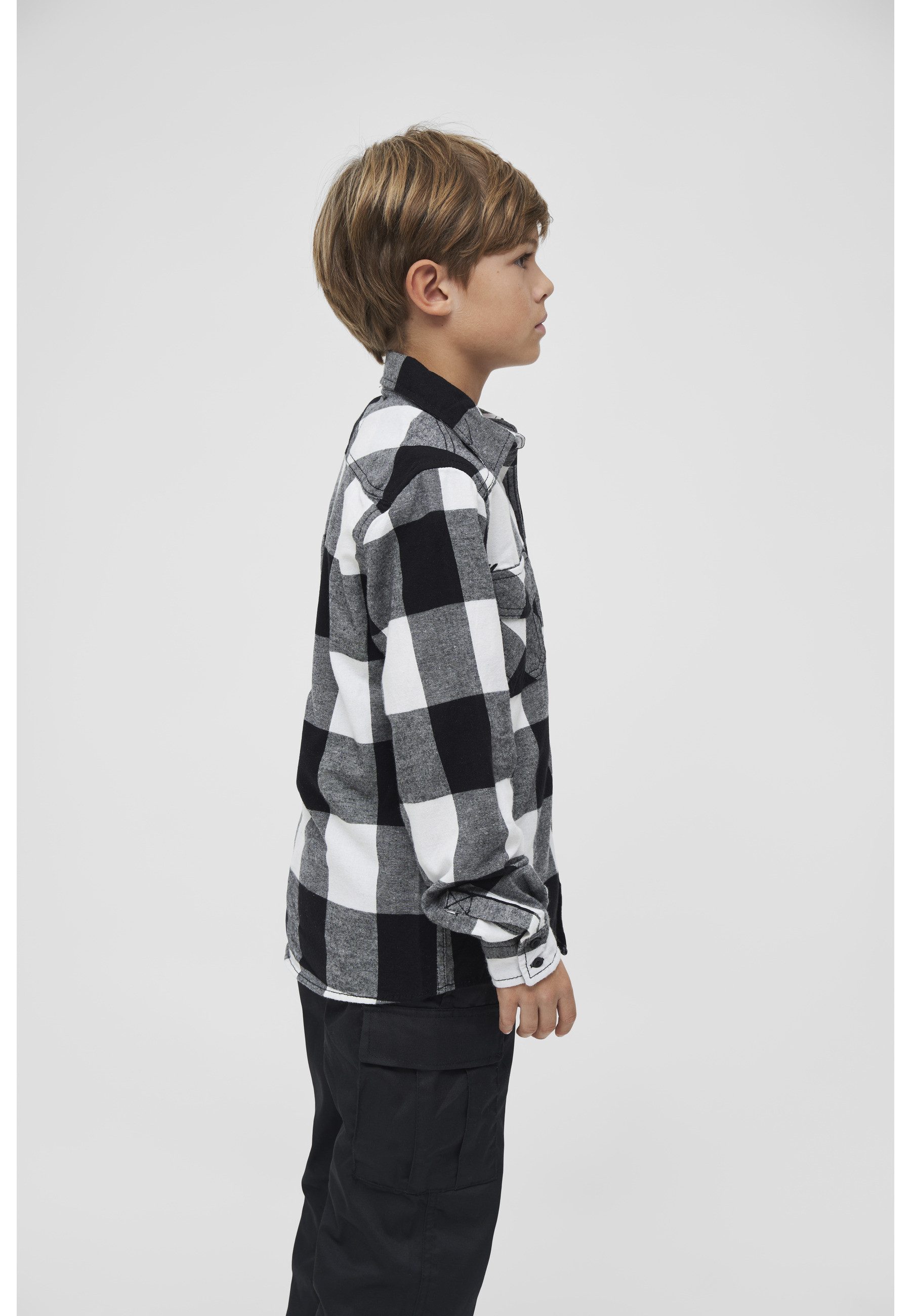 Brandit Langarmhemd Brandit Unisex Checkshirt Kids (1-tlg)