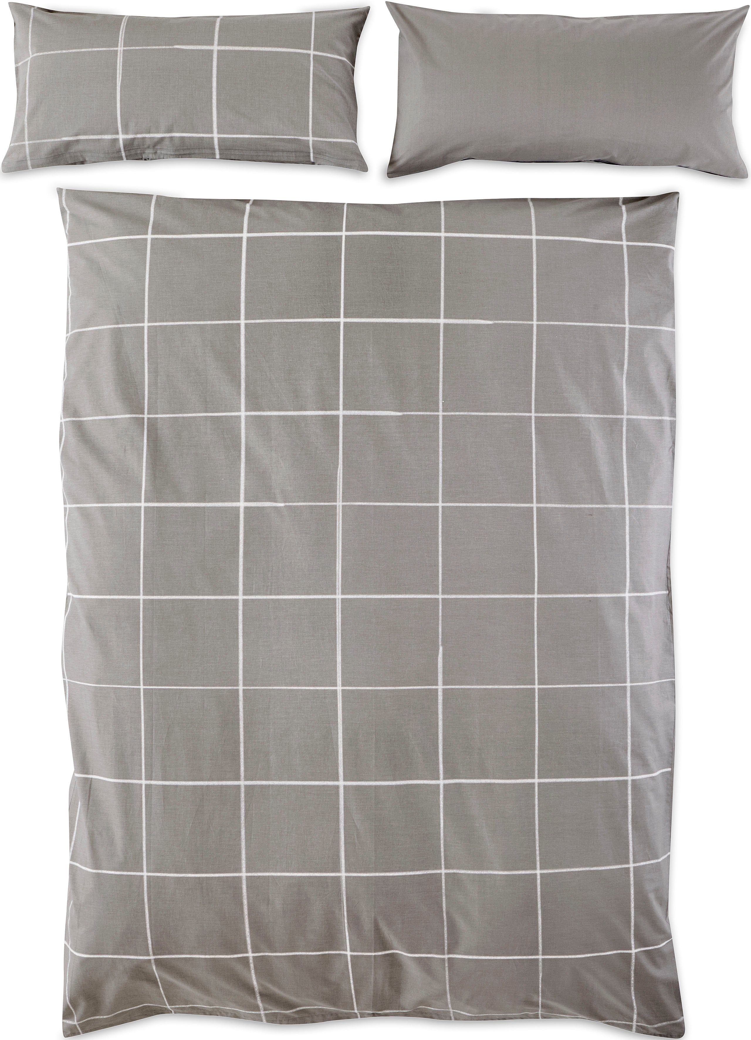 OTTO home Wendebettwäsche Nature in Gr. 135x200 oder 155x220 cm, Renforcé, günstig online kaufen