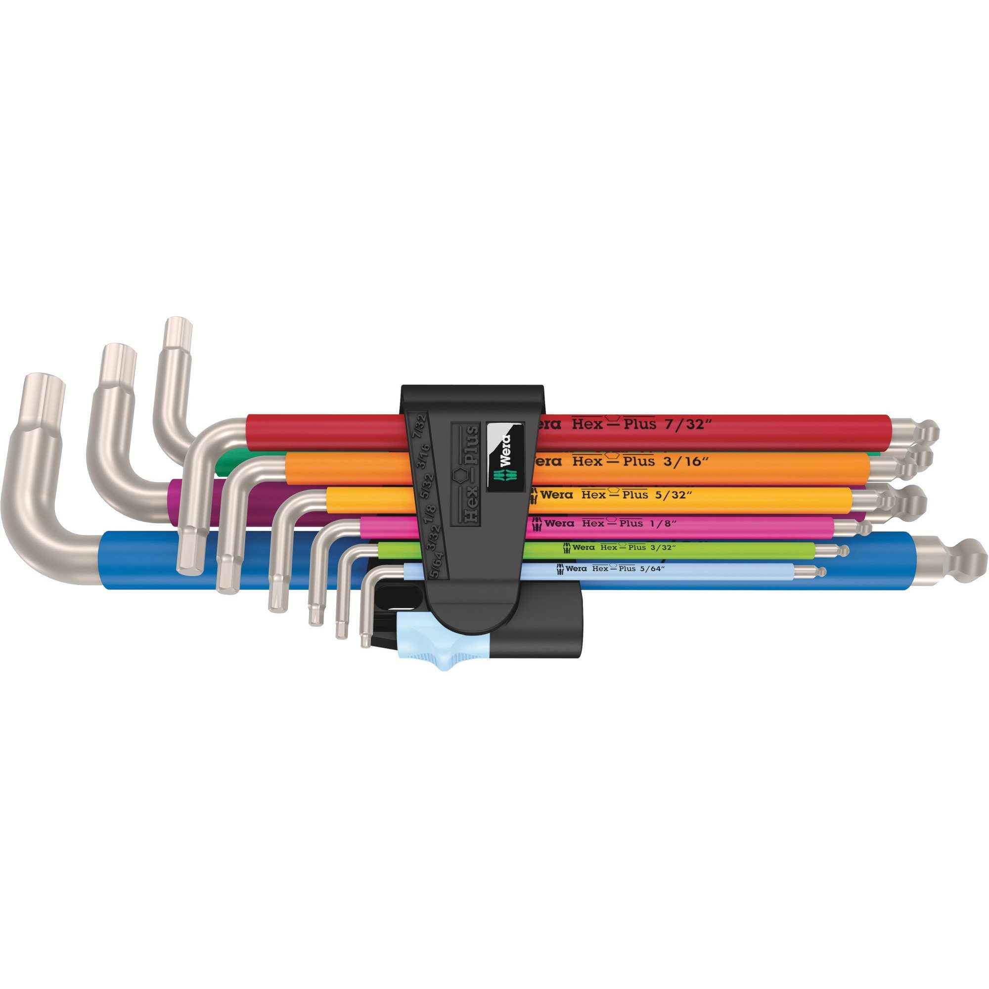 Wera Innensechskantschlüssel Wera 3950/9 Hex-Plus Multicolour Imperial