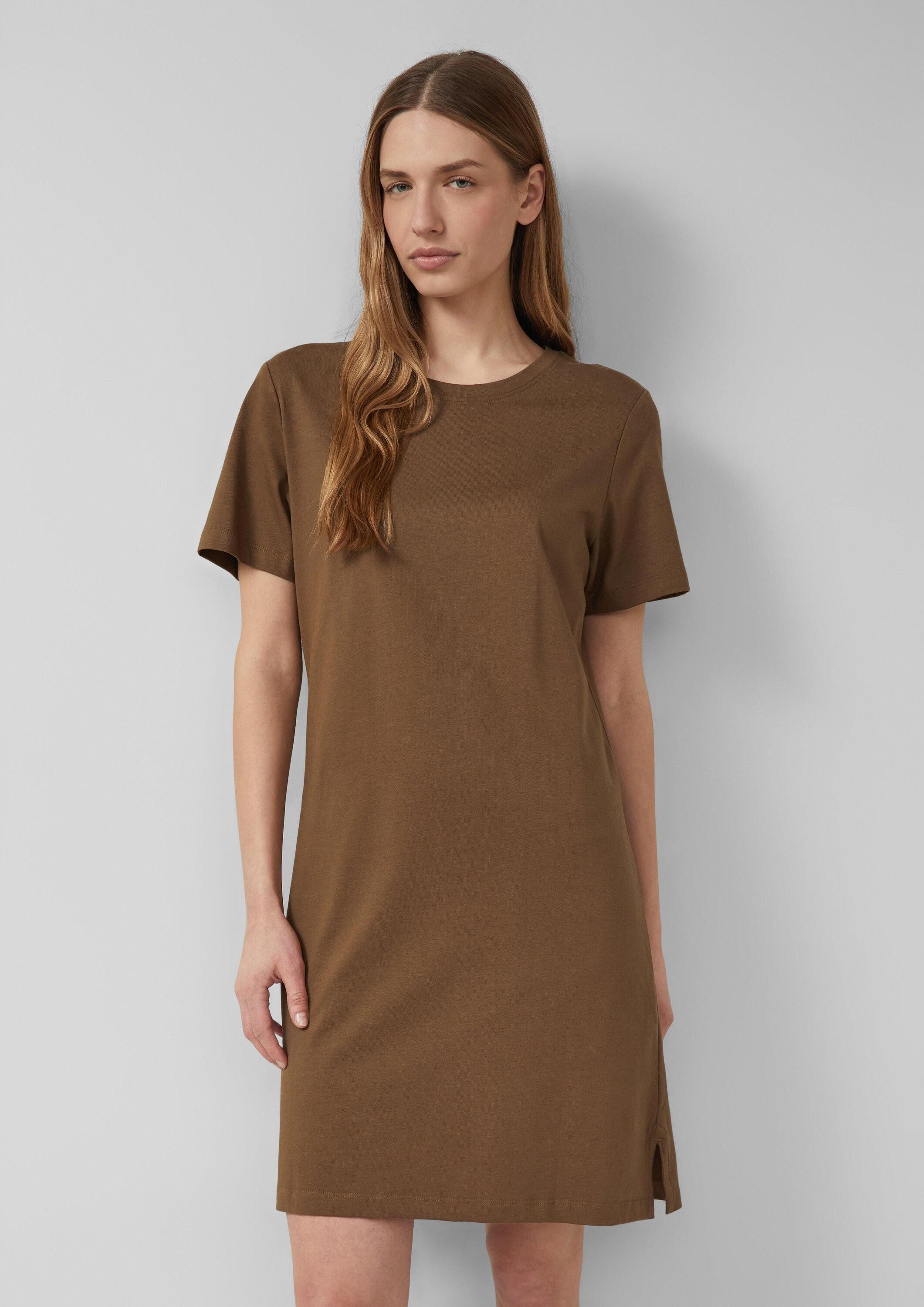 s.Oliver Midikleid Kleid Jersey-Kleid mit seitlichen Schlitzen