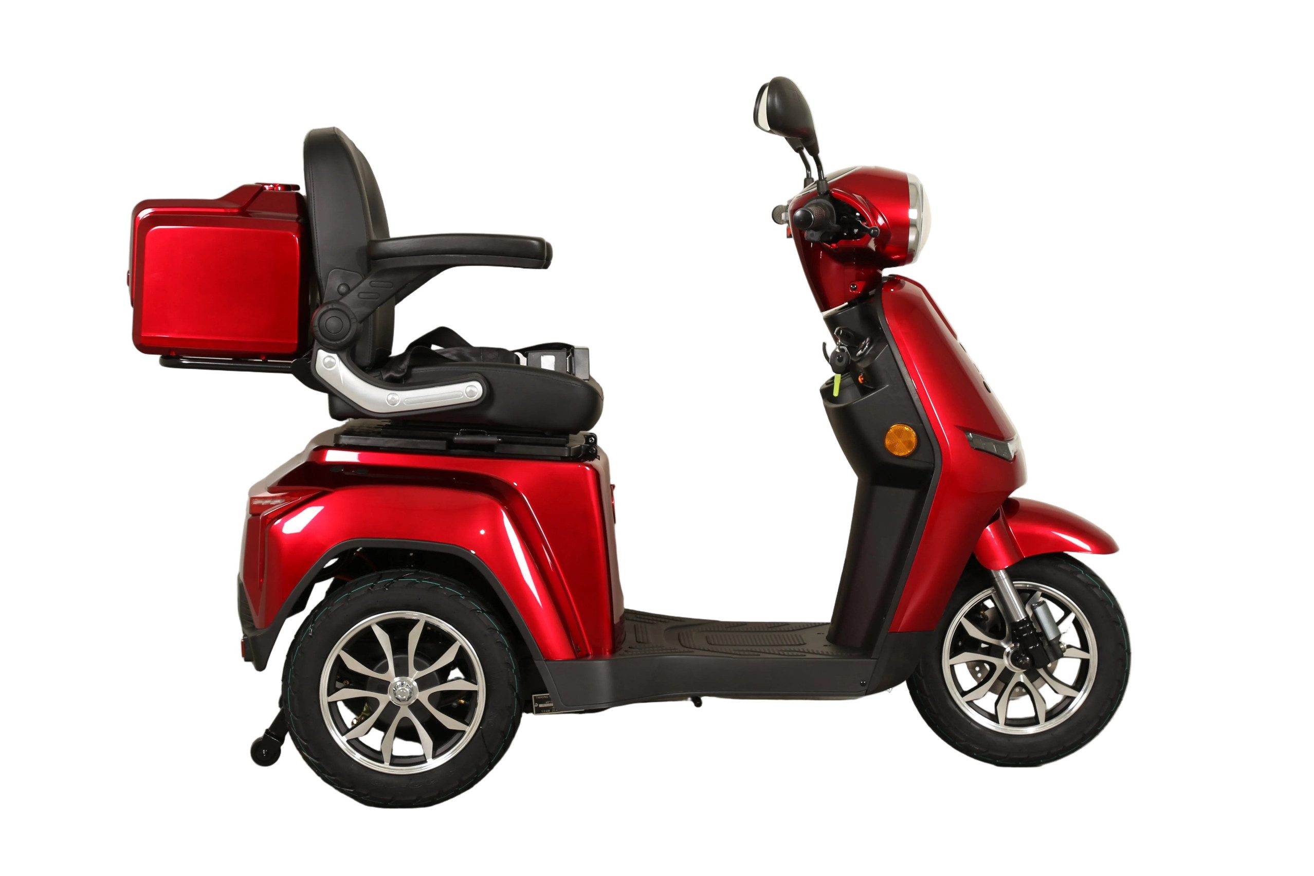 Aktiv mobil Elektromobil AM E-Rider 1000, 25 km/h mit Topcase, 1000 W, 25 km/h, Topcase mit Fassungsvermögen von ca. 25 l, Staufach mit ca. 19 l – Bild 3 von 5