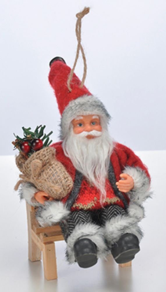 Christbaumschmuck Nikolaus Winter Weihnachten Advent Weihnachtsmann Figur Dekoration Gravidus
