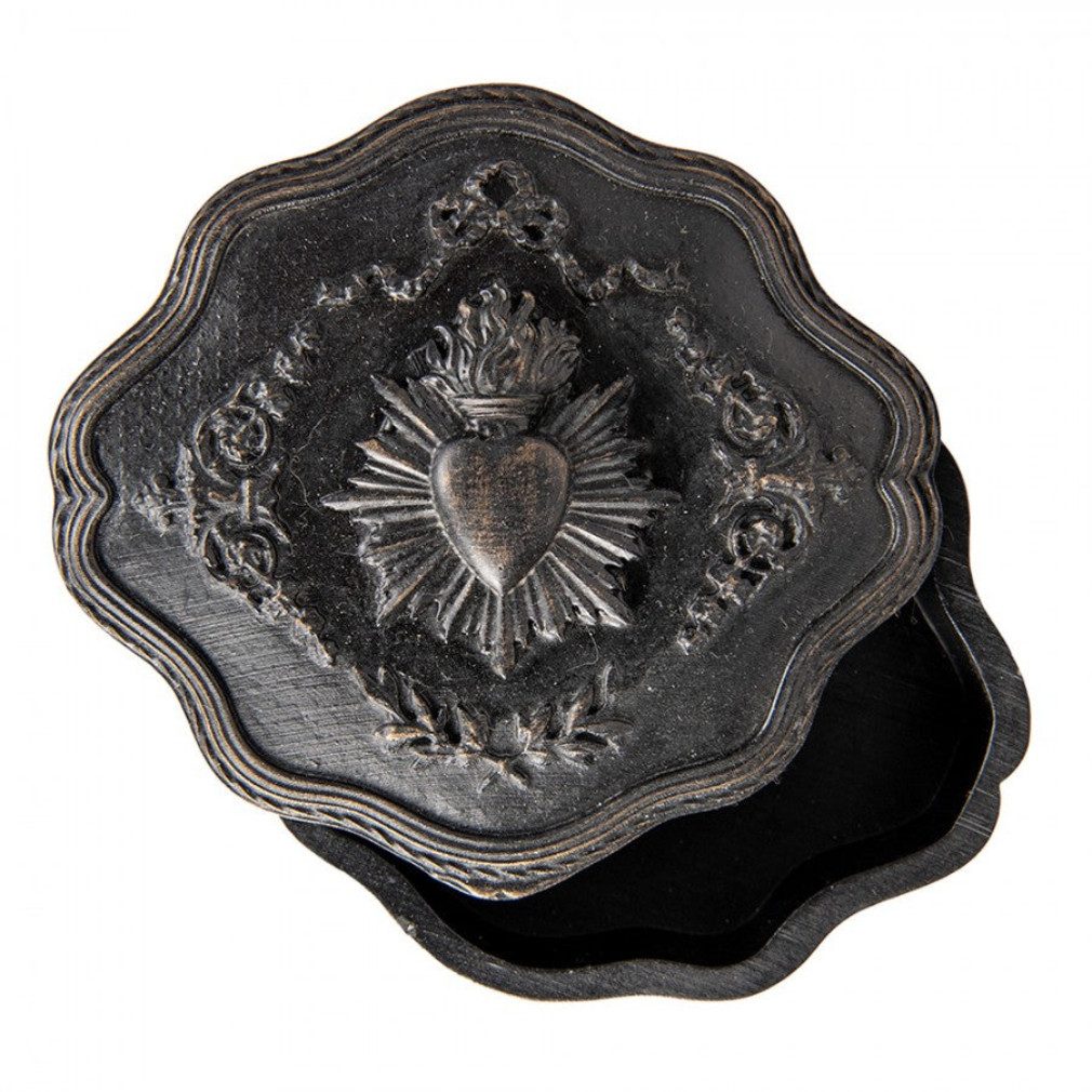 Clayre & Eef Aufbewahrungsdose Gothic nostalgisches Schmuckkästchen in schw günstig online kaufen