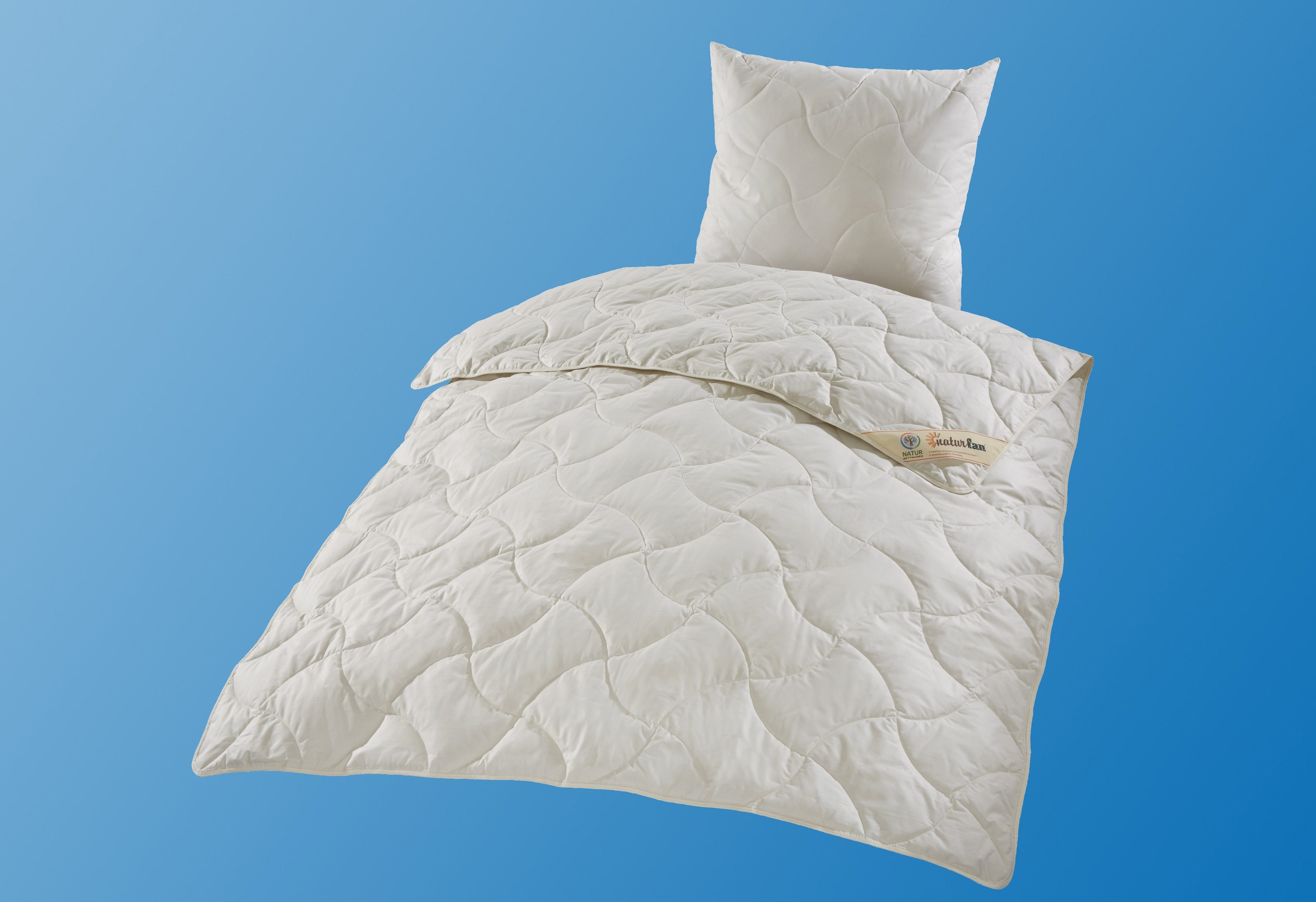 fan Naturfaserbettdecke TENCEL™ Leinen, Füllung: 50% Lyocell (TENCEL), 50% Leinen, Bezug: 100% Baumwolle, natürlich, kühlendes Schlafklima – Bild 5 von 5