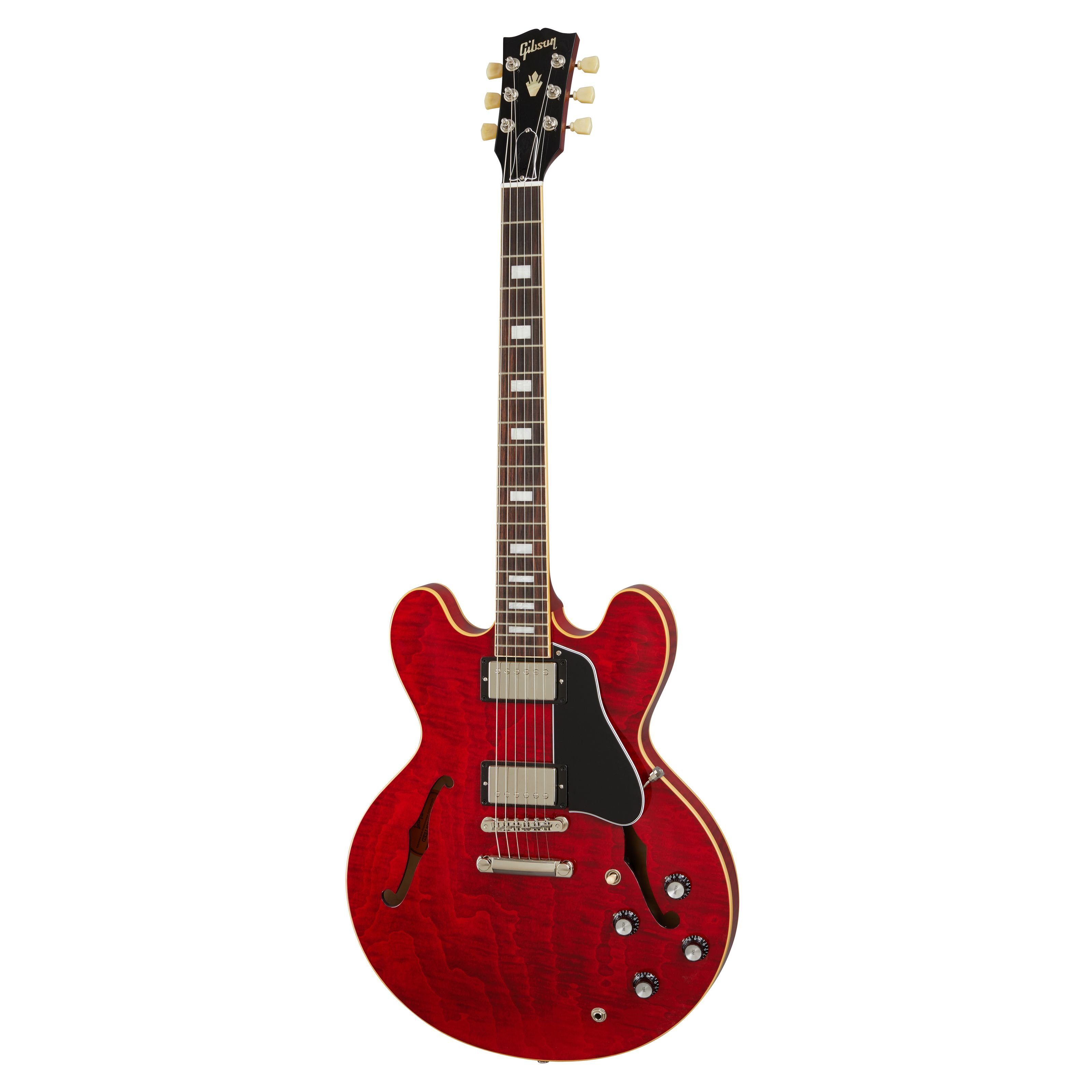 Gibson Halbakustik-Gitarre, Halb-Akustik Gitarren, Semi Hollow-Modelle, ES-335 Figured Sixties Cherry - Halbakustik Gitarre