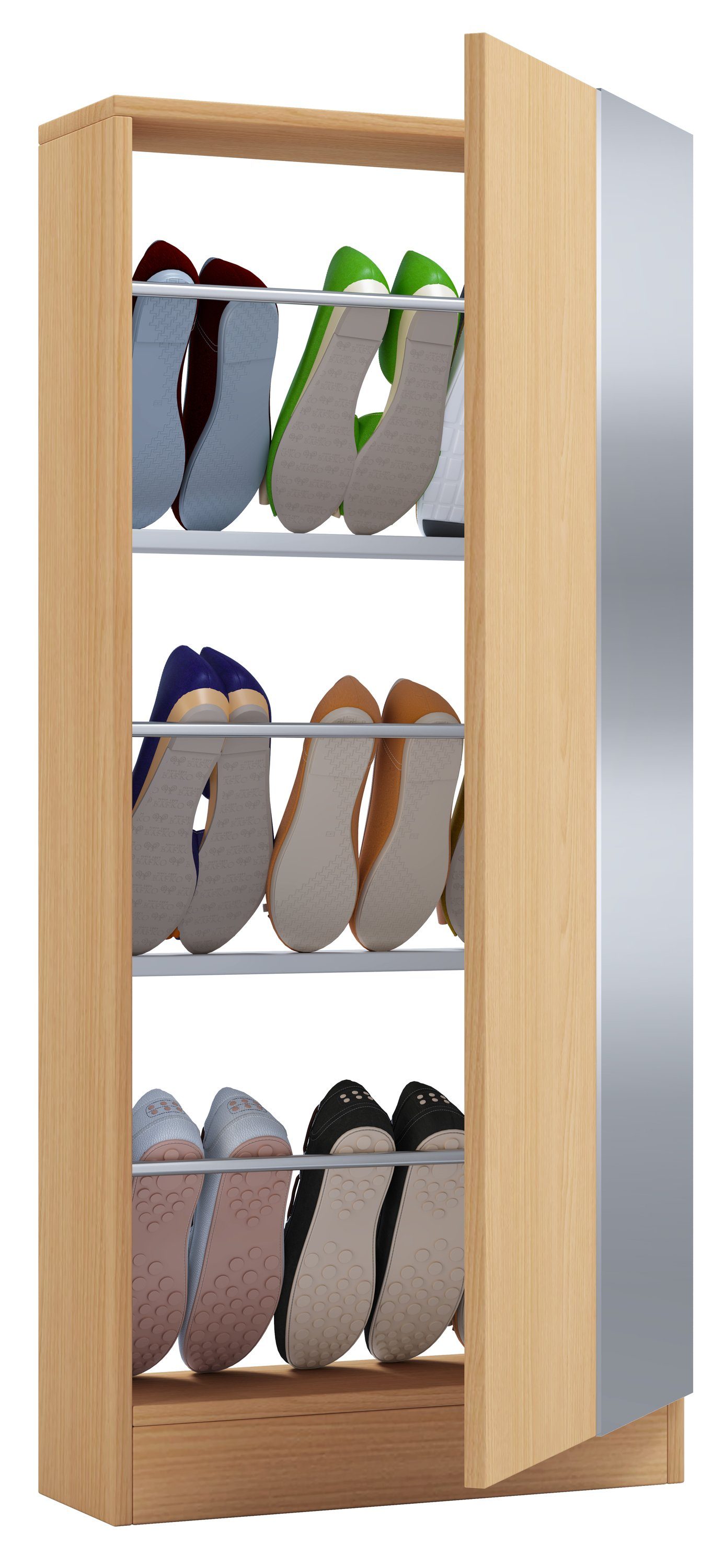 VCM Schuhschrank Holz Schuhschrank Schuhkommode Fulisa günstig online kaufen