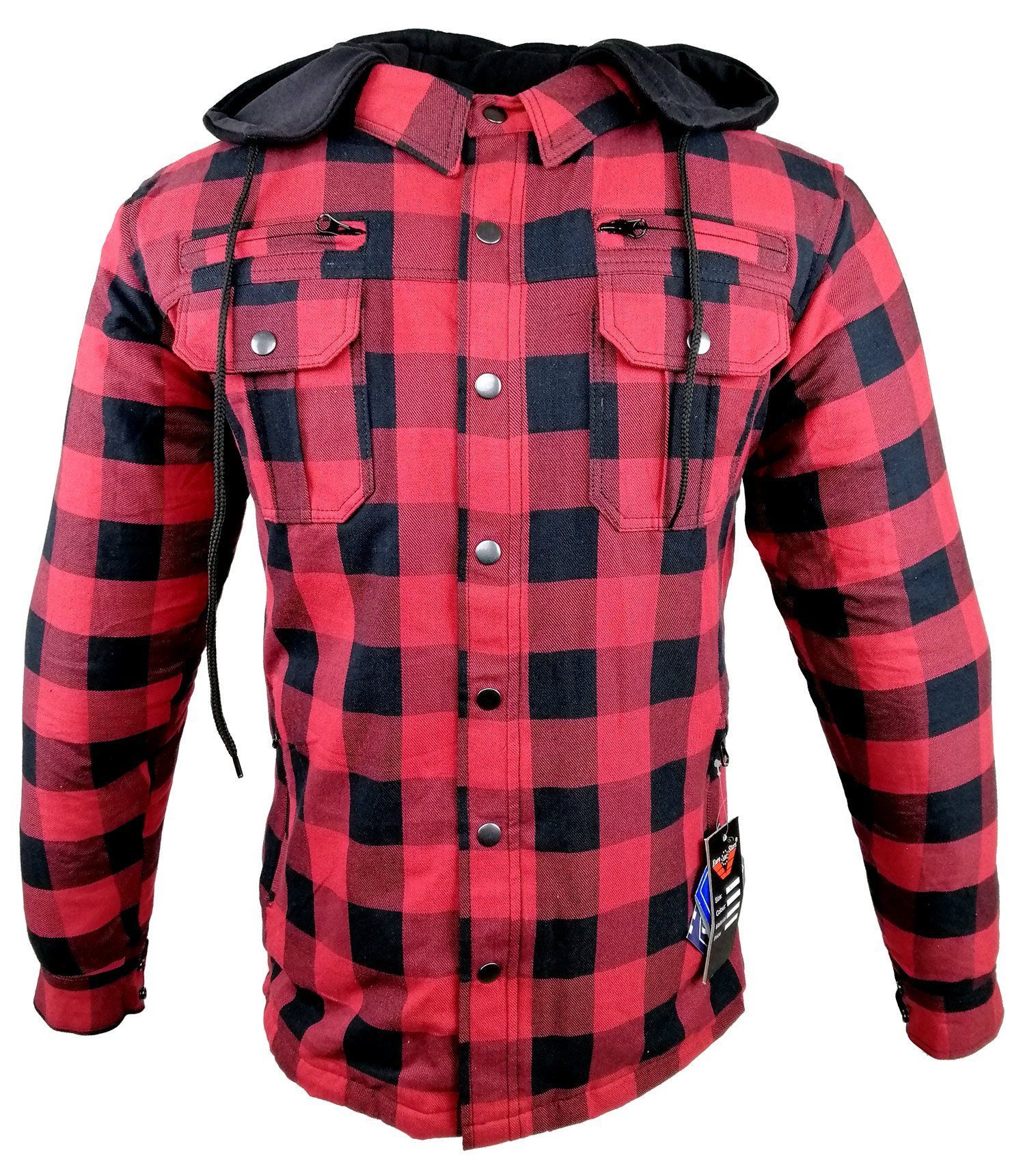 Alpha Speeds Motorradjacke Flanell-Holzfäller Motorrad KEV günstig online kaufen