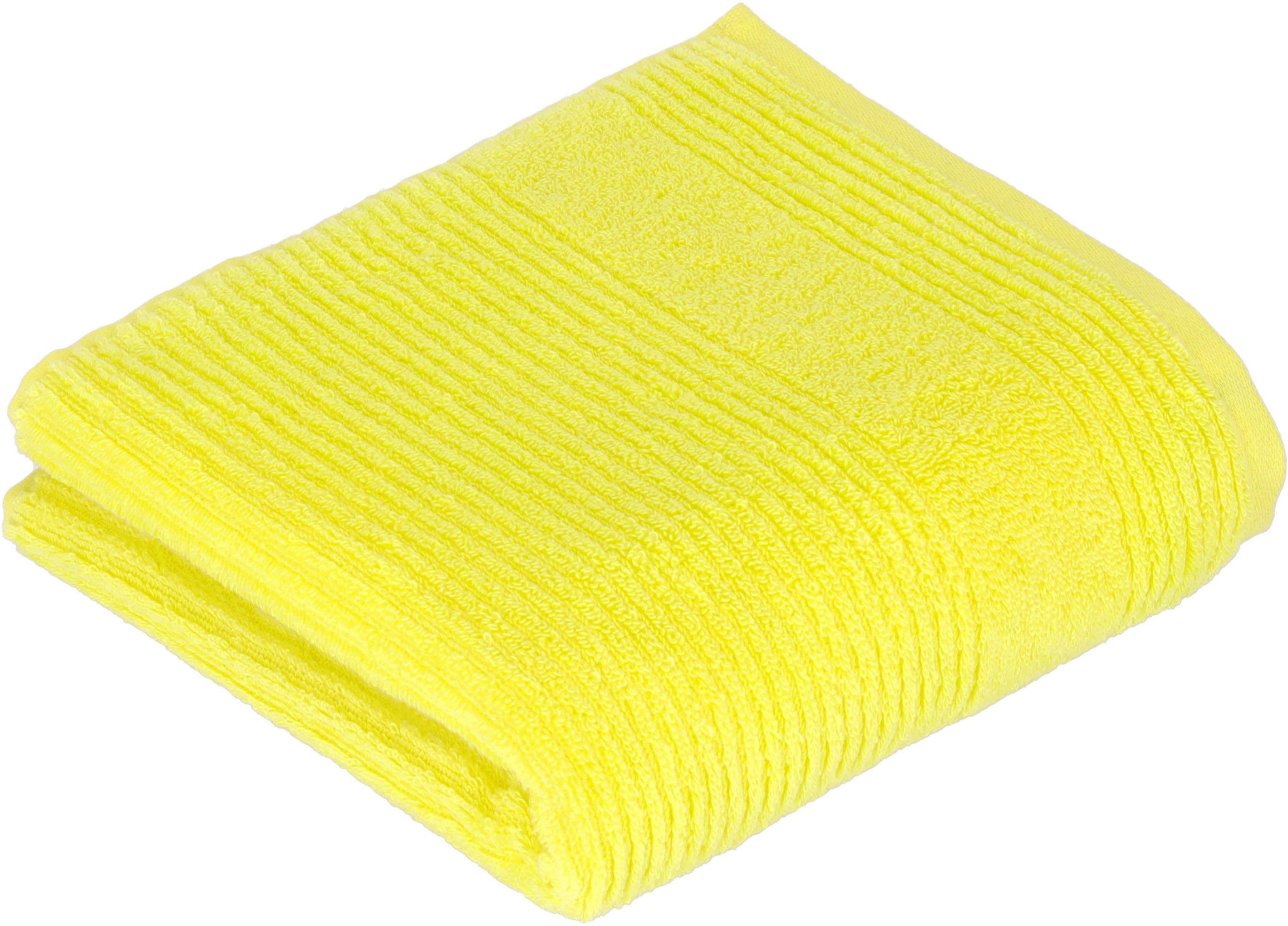Vossen Handtuch Tomorrow, Webfrottier (1-St) electric yellow | Alle Handtücher