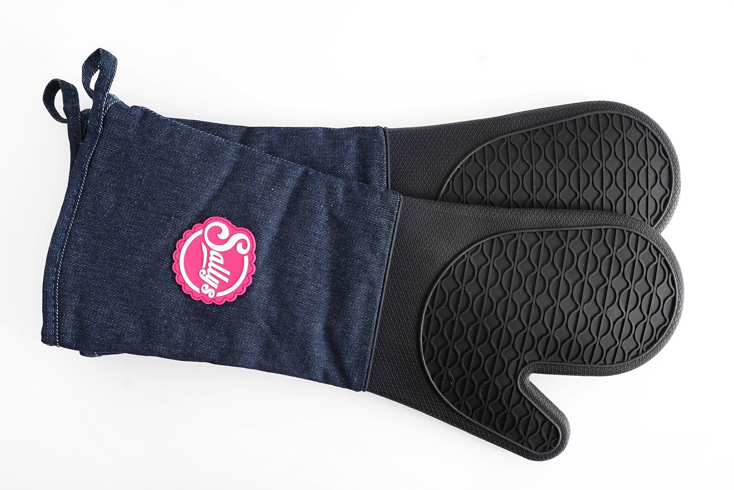 Sallys Topfhandschuhe Backhandschuhe, lange Baumwollmanschetten bis günstig online kaufen