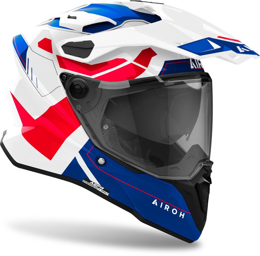 Airoh Motocrosshelm Commander 2 Reveal Motocross Helm, Vorbereitet Für Kommunikationssystem,notfallsystem-polsterung (eq