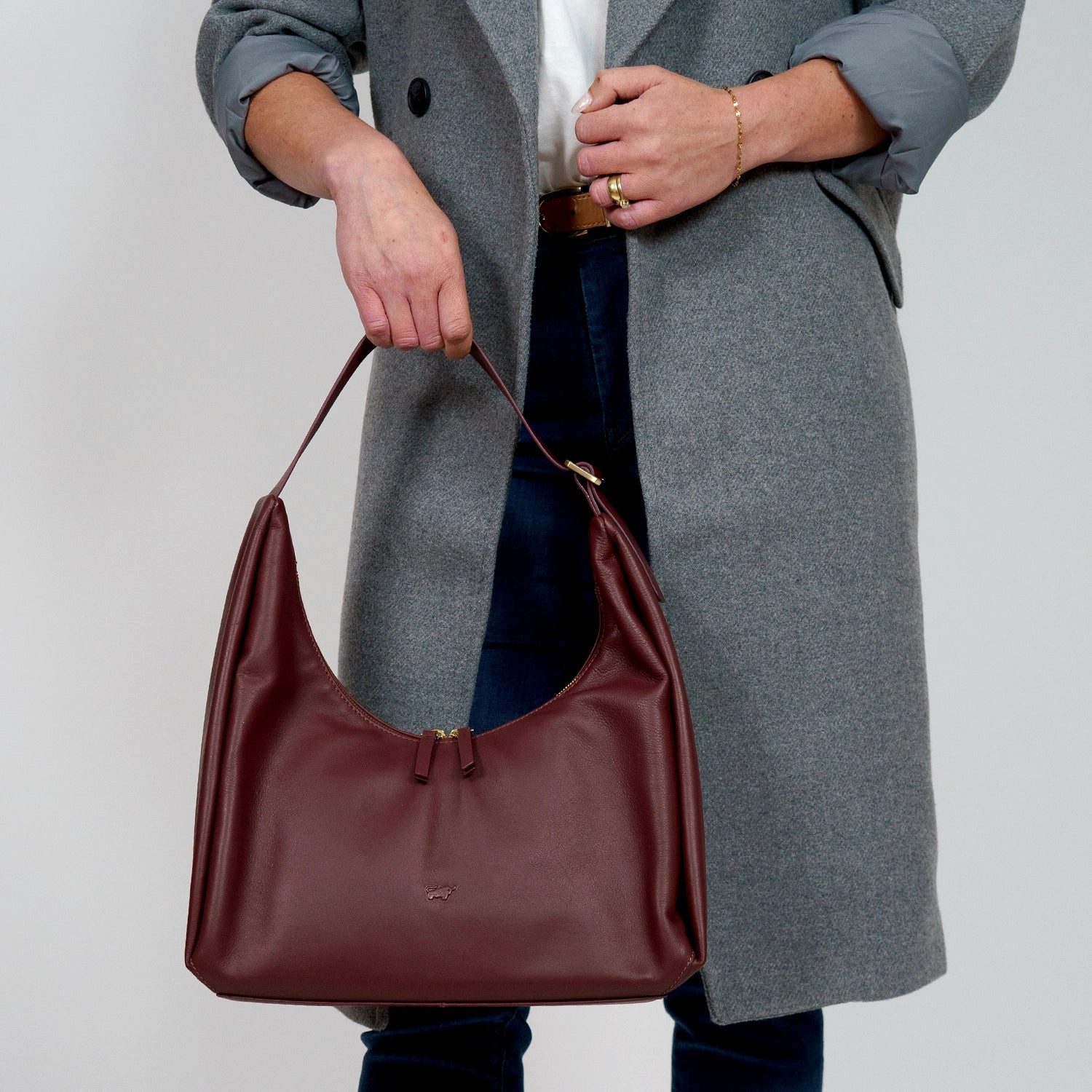 Braun Büffel Handtasche LOTTA Hobo Bag L braun