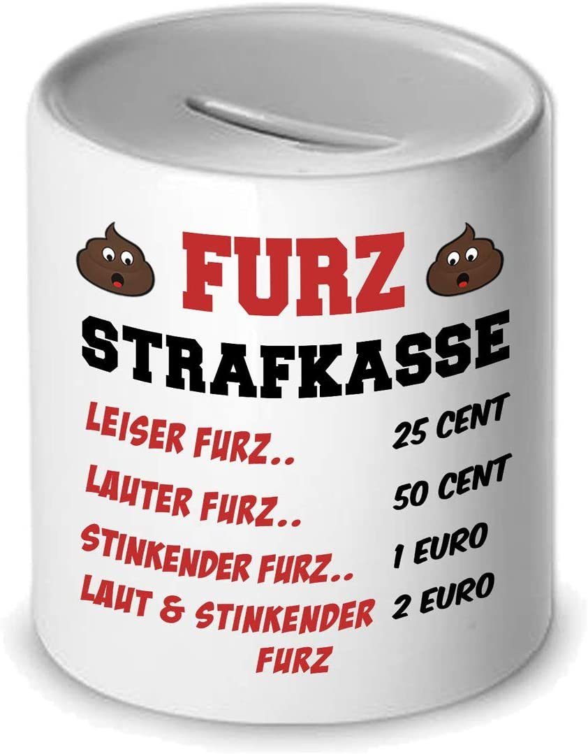 Spardose Furzdose Strafkasse Zahle eine Strafe fürs Furzen Sparbüchse Furzkasse