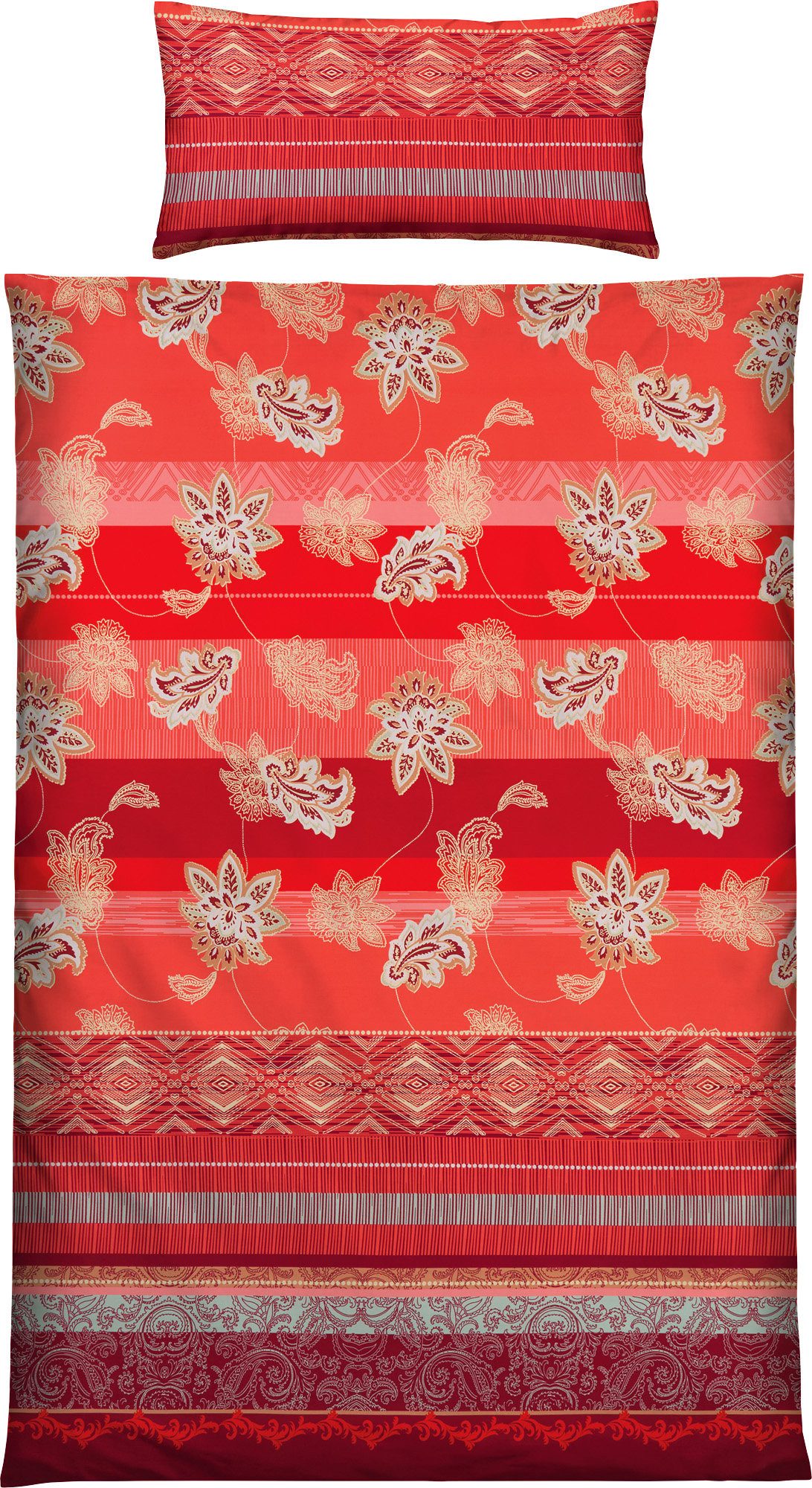 Erwin Müller Bettwäsche Bettwäsche, Mako-Satin, Blumen