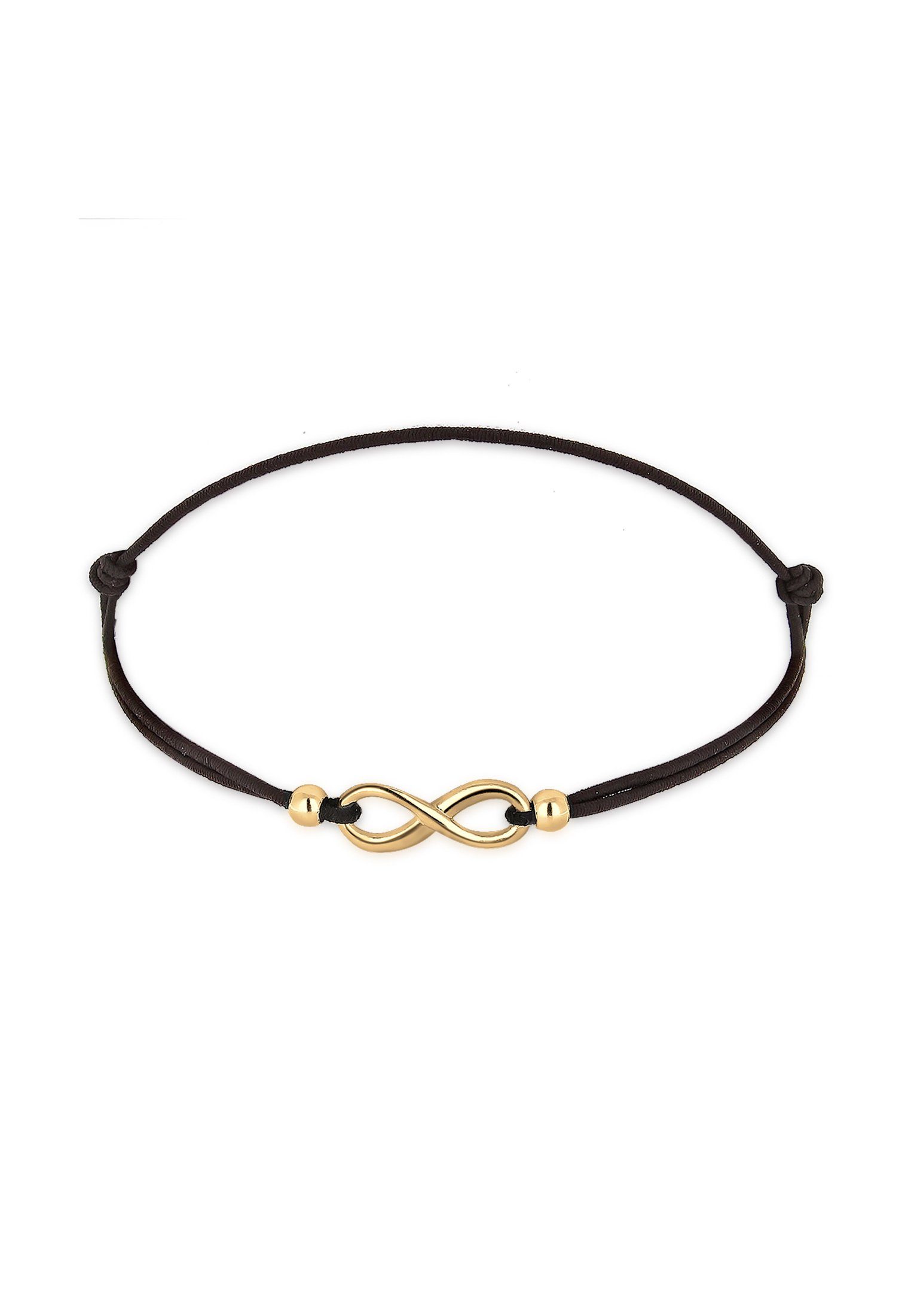 Elli 925 Armband Liebe Trend Infinity Infinity Silber, Symbol Gold Elastisch