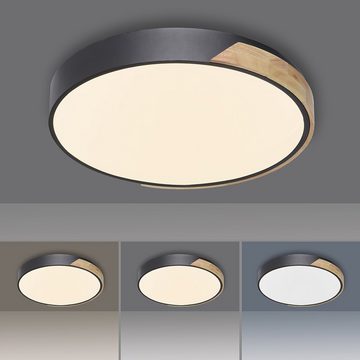 Paul Neuhaus Smarte LED-Leuchte LED Deckenleuchte Q BILA Smart Home, Dimmbar per Wandschalter, mit Leuchtmittel, dimmbar Fernbedienung steuerbar App Wandlampe