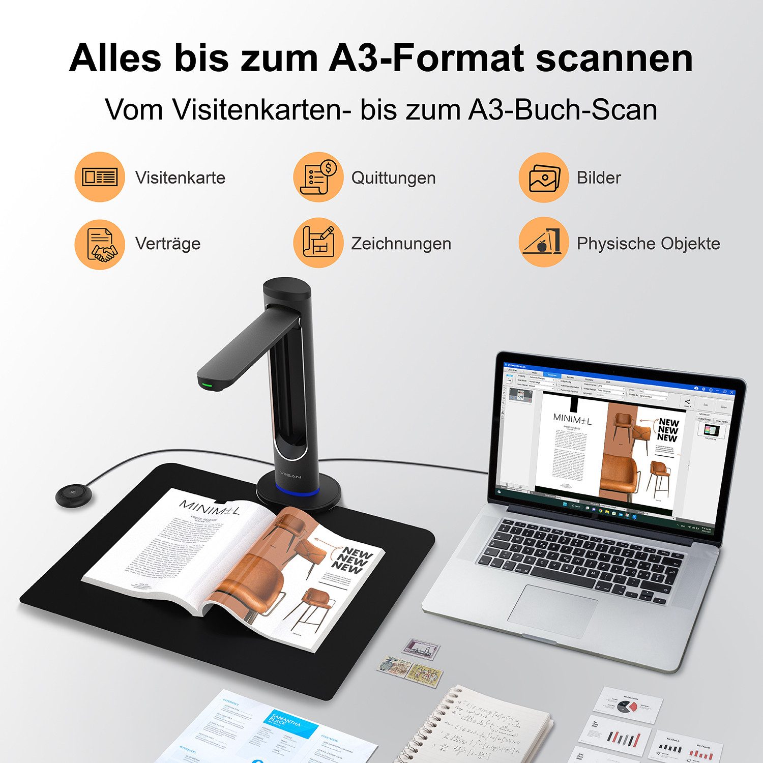 Viisan K48 Buchscanner