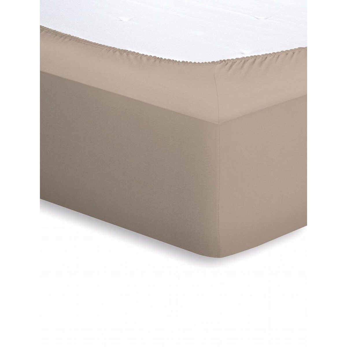 Schlafgut Spannbettlaken Spannbetttuch Taupe, 100 % günstig online kaufen