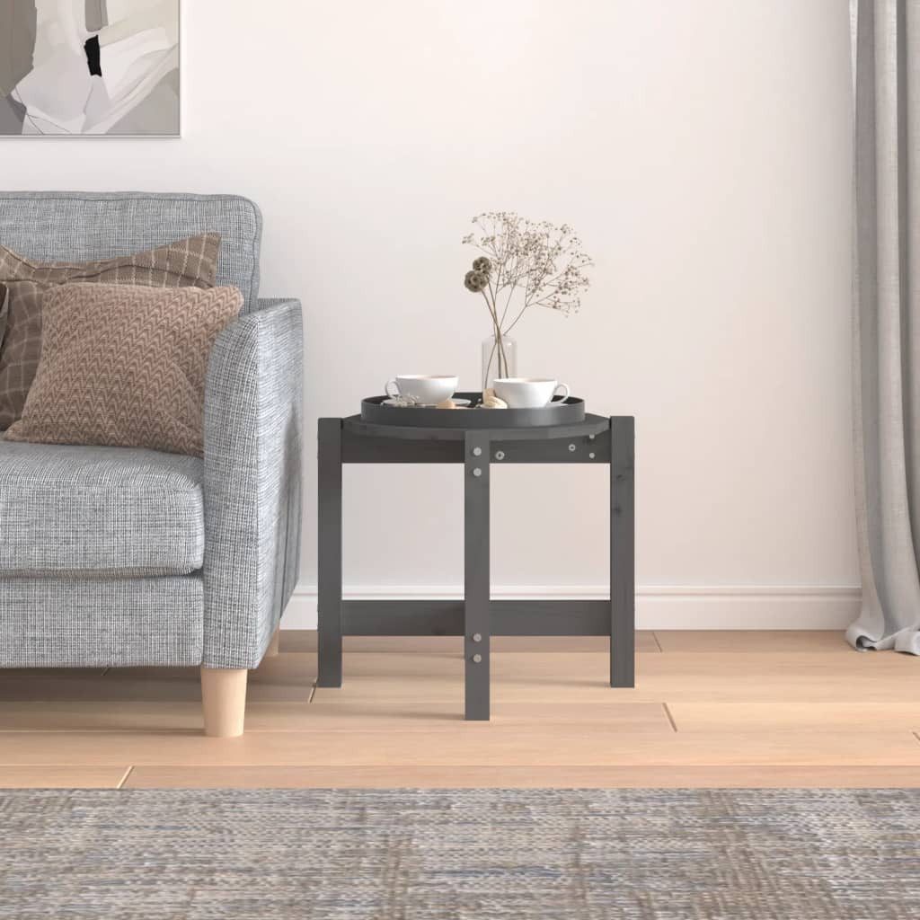 vidaXL Couchtisch Couchtisch Grau Ø 52,5x45 günstig online kaufen