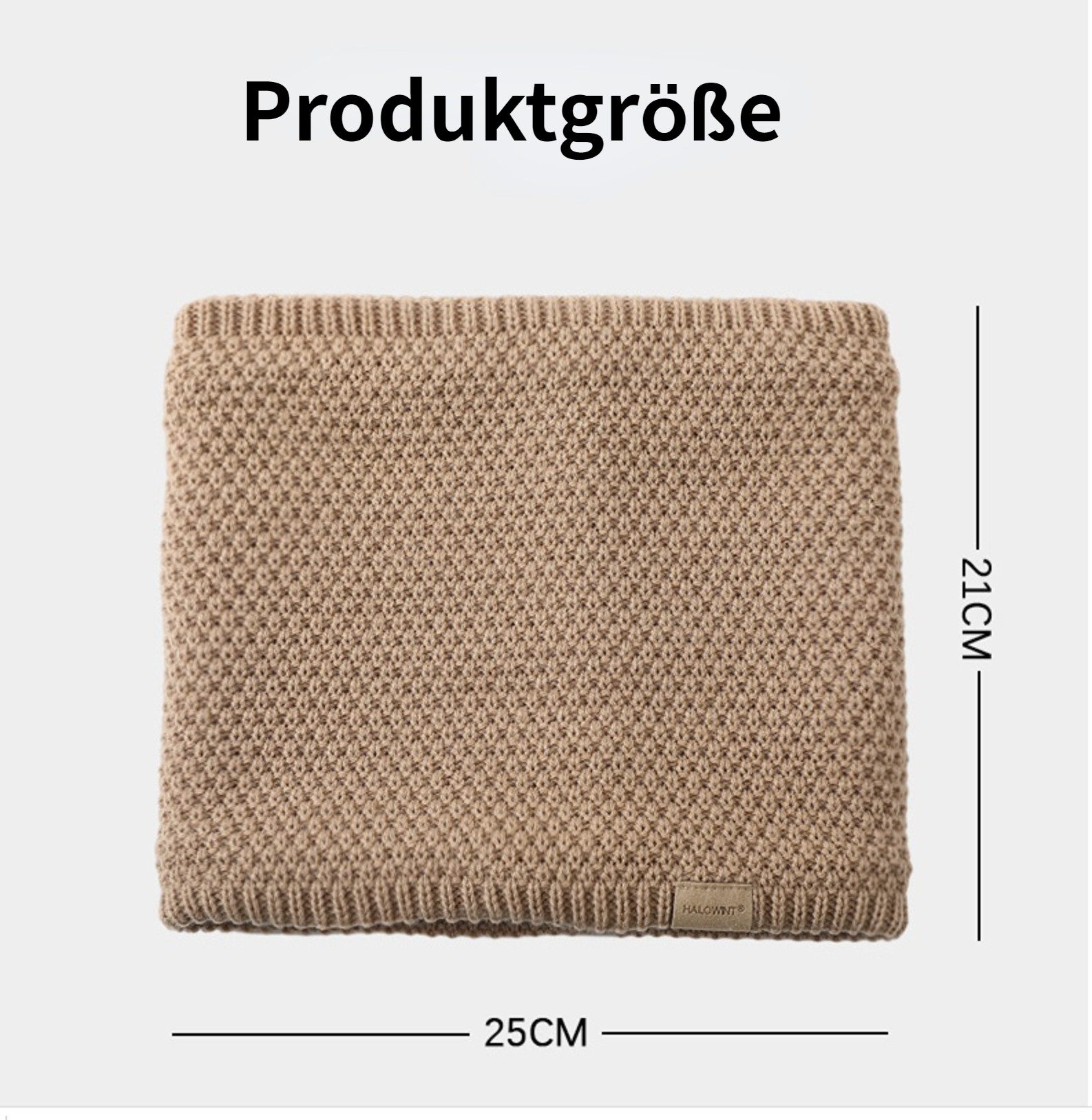 Blusmart Halswärmer Unisex-Halsband und warmer Schal, Hochgeschlossenes, verstärktes Fleecehalsband zum Schutz vor Kälte