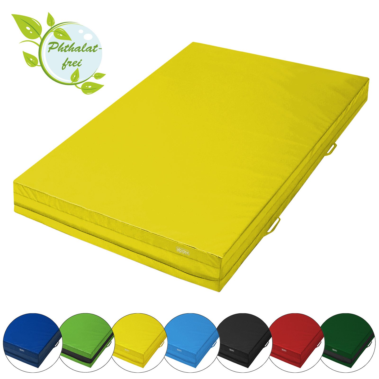 ALPIDEX Weichbodenmatte ALPIDEX Weichbodenmatte 200x100x20 cm - Anti-Rutschboden & Tragegriffe