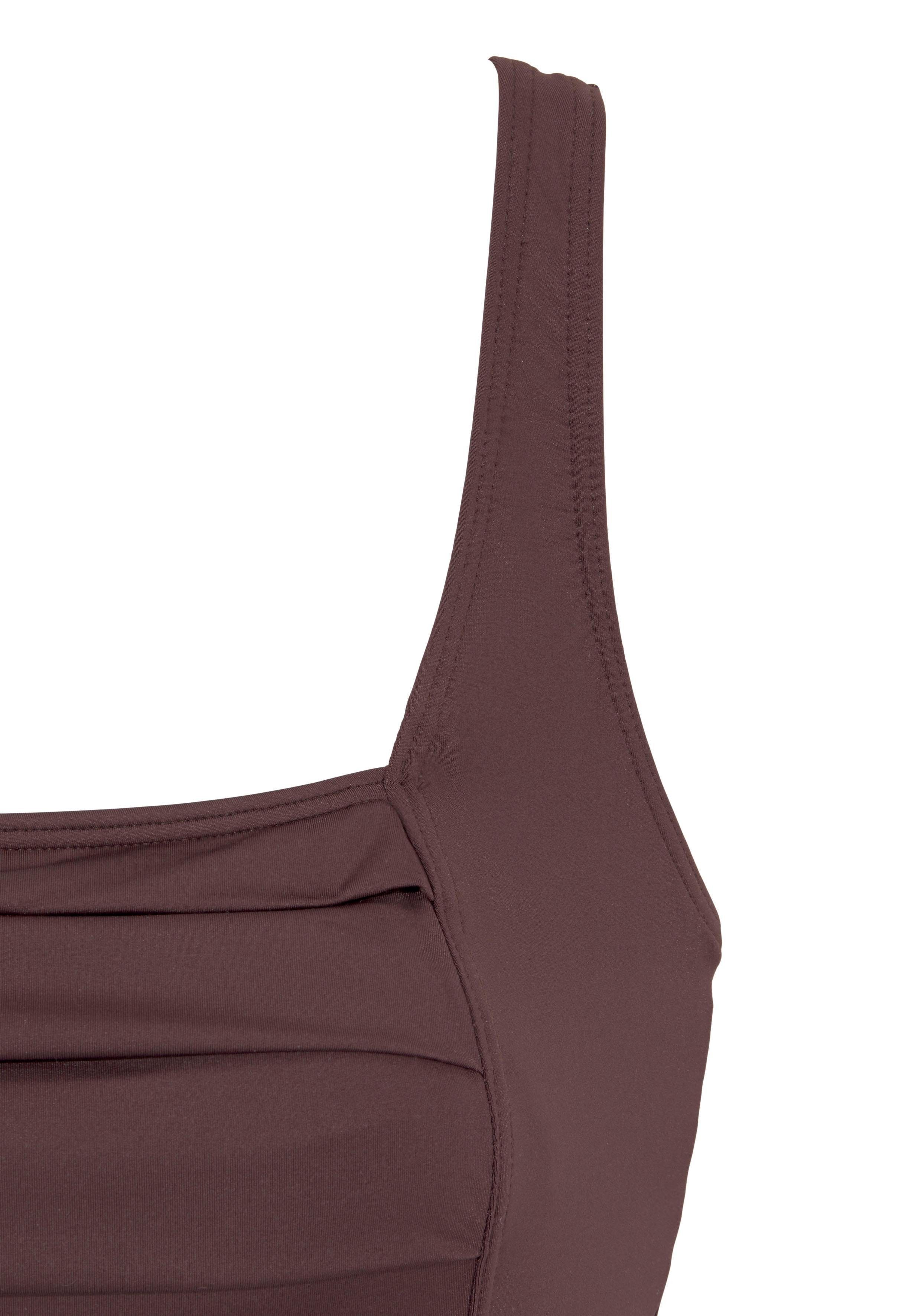 LASCANA Badekleid mit schönem Druck oder unifarben